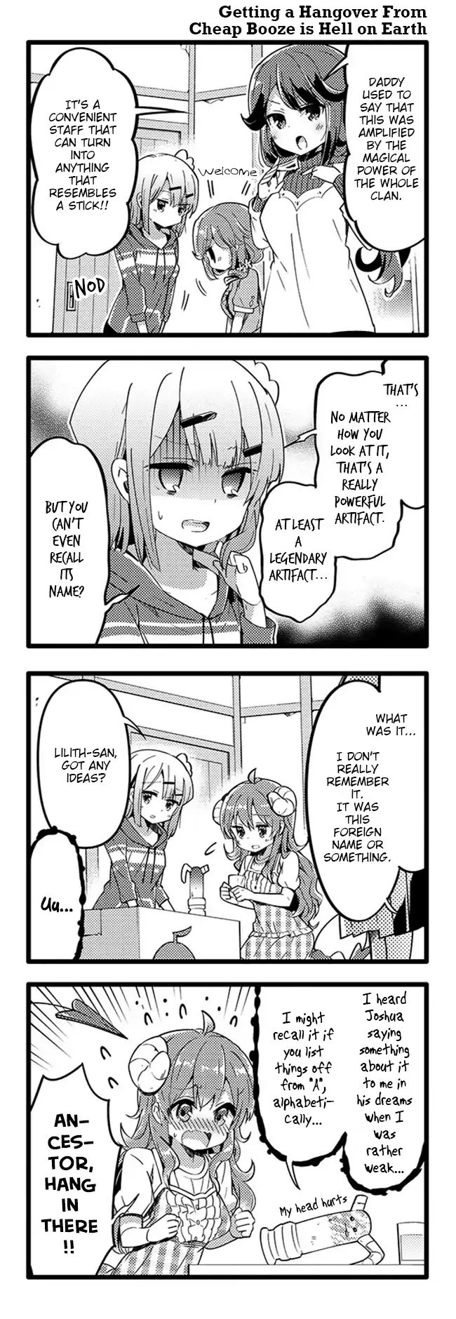 Machikado Mazoku chapter 31 page 8