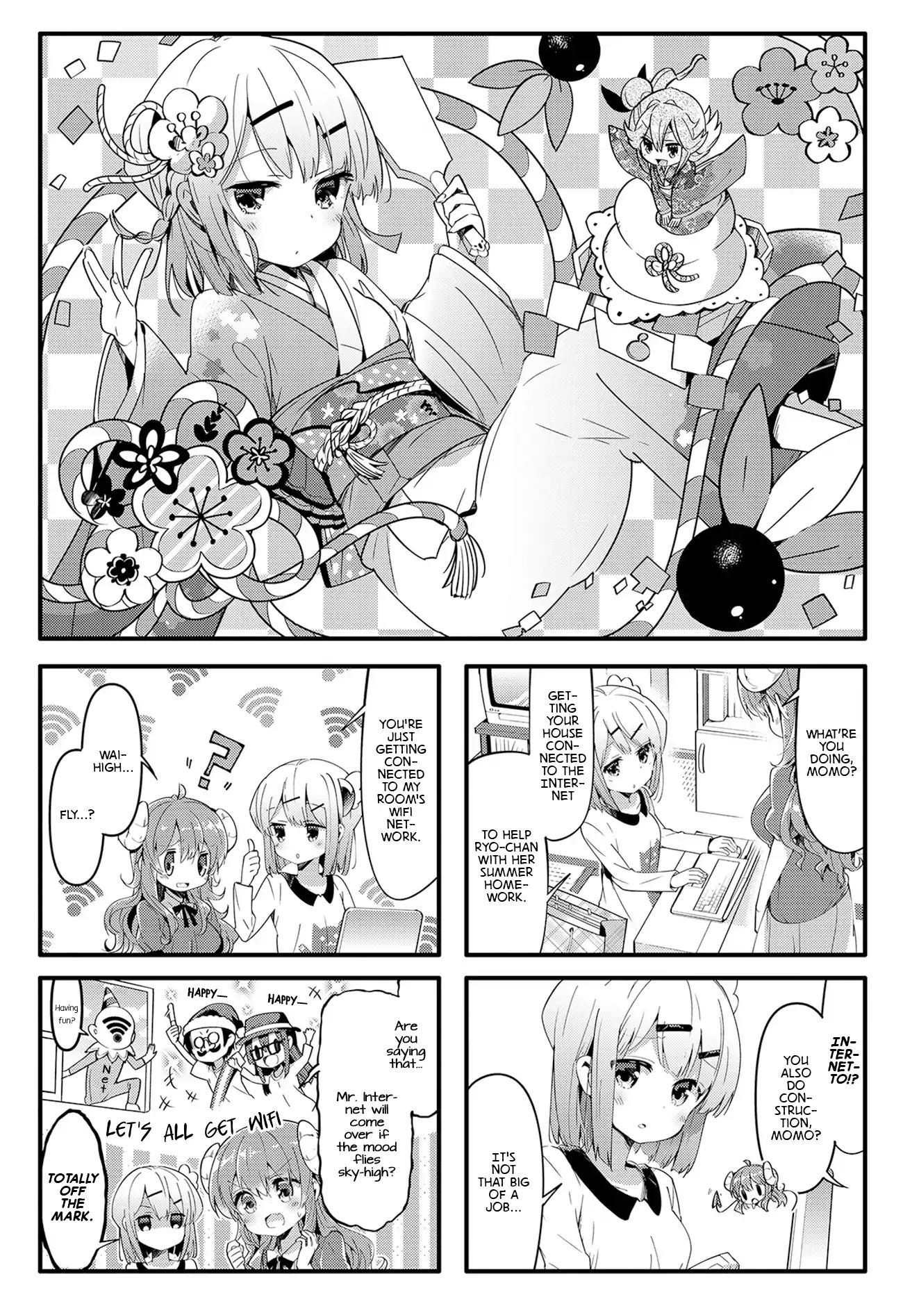 Machikado Mazoku chapter 32 page 1
