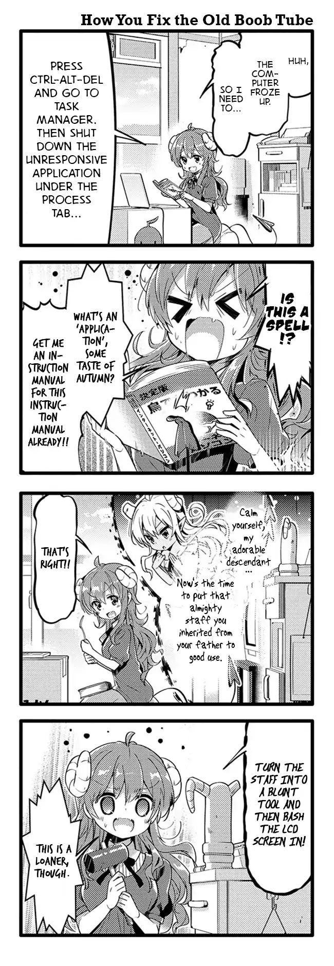 Machikado Mazoku chapter 32 page 8