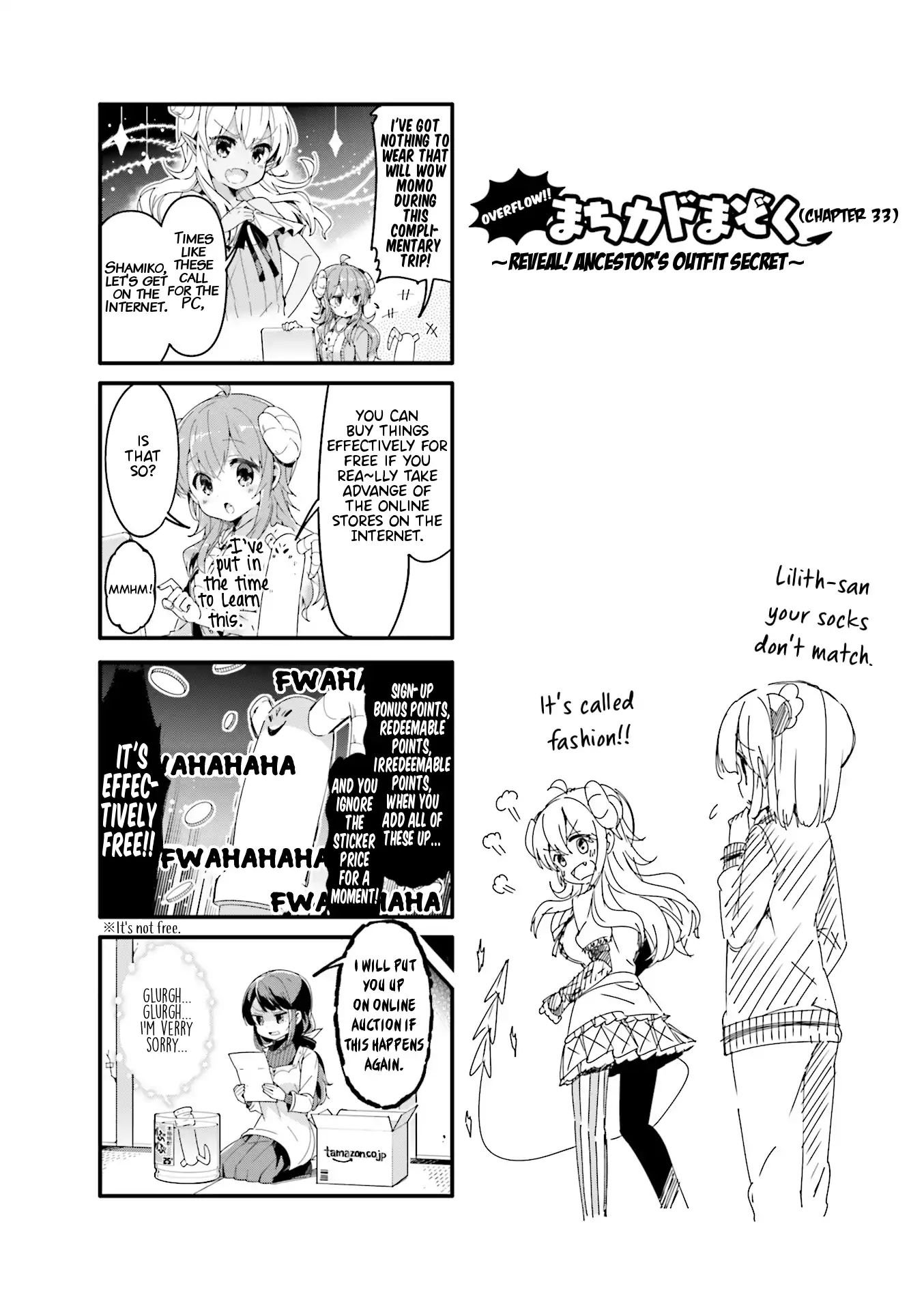 Machikado Mazoku chapter 33.5 page 1