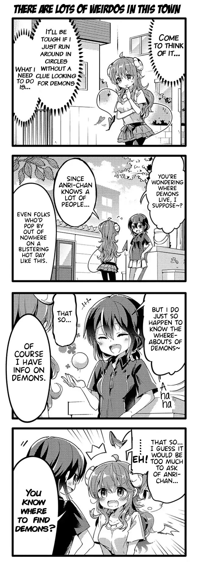 Machikado Mazoku chapter 34 page 3