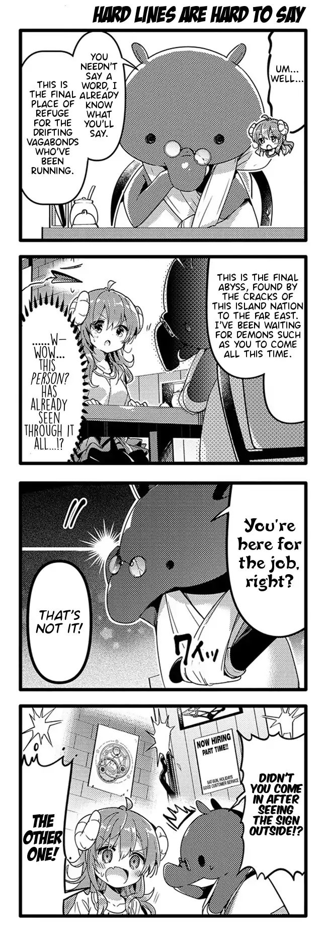 Machikado Mazoku chapter 34 page 8