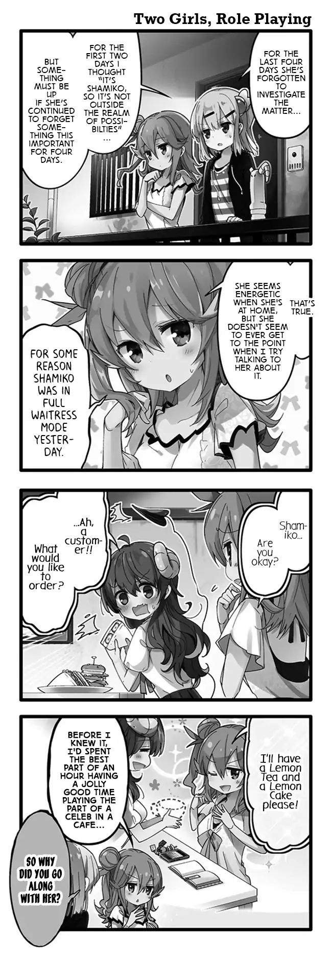 Machikado Mazoku chapter 35 page 2