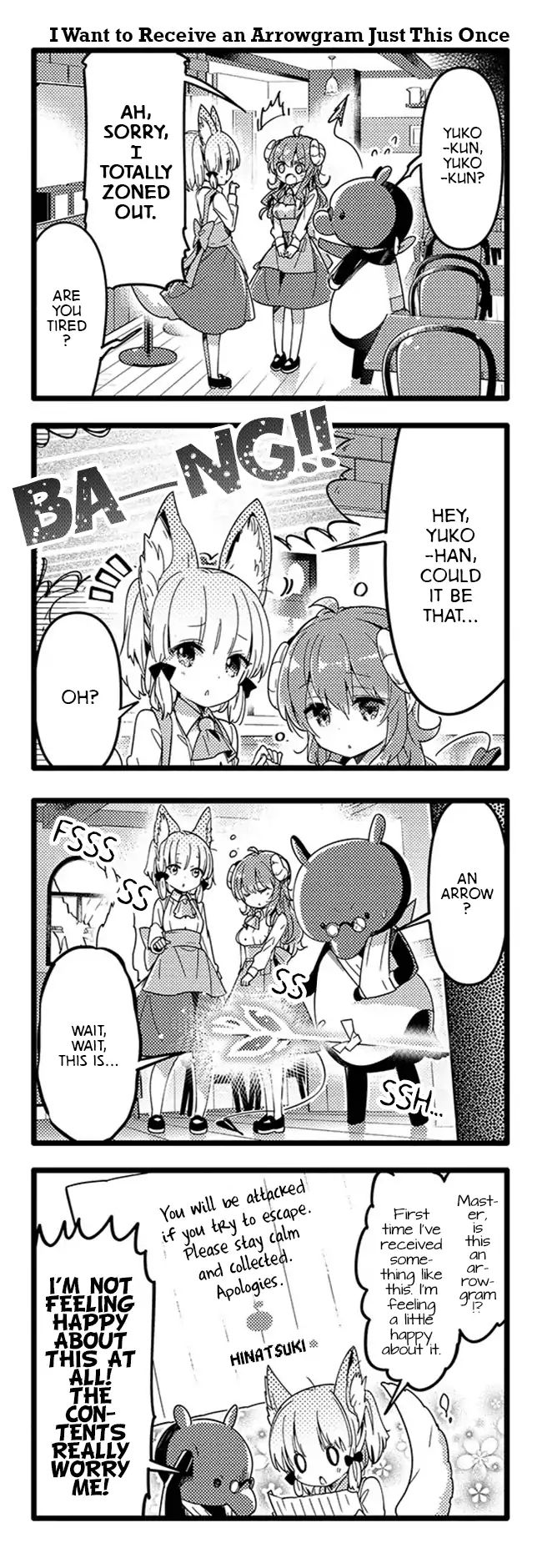 Machikado Mazoku chapter 35 page 8