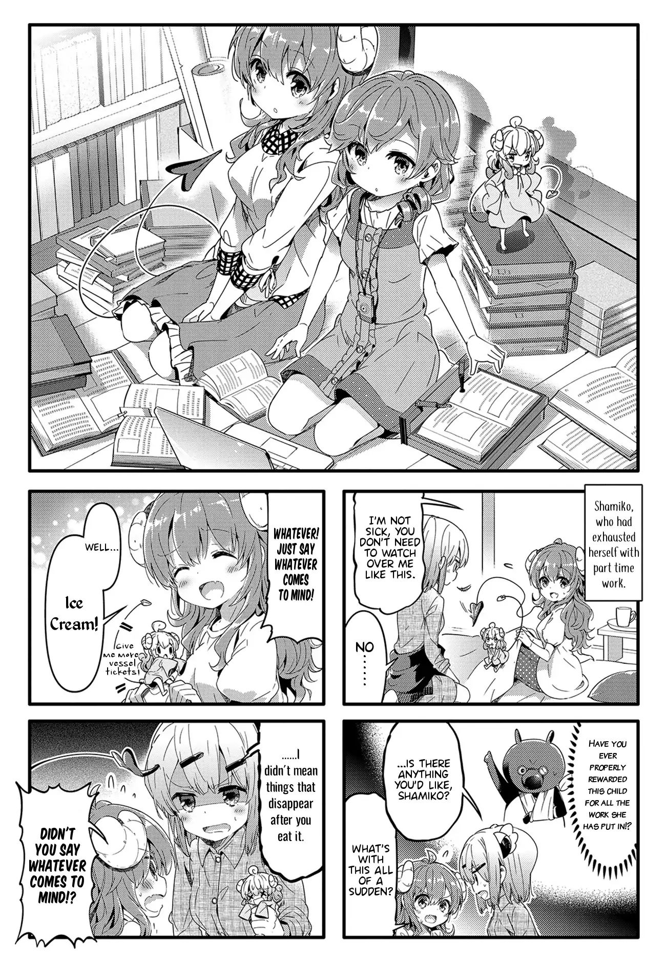 Machikado Mazoku chapter 36 page 1