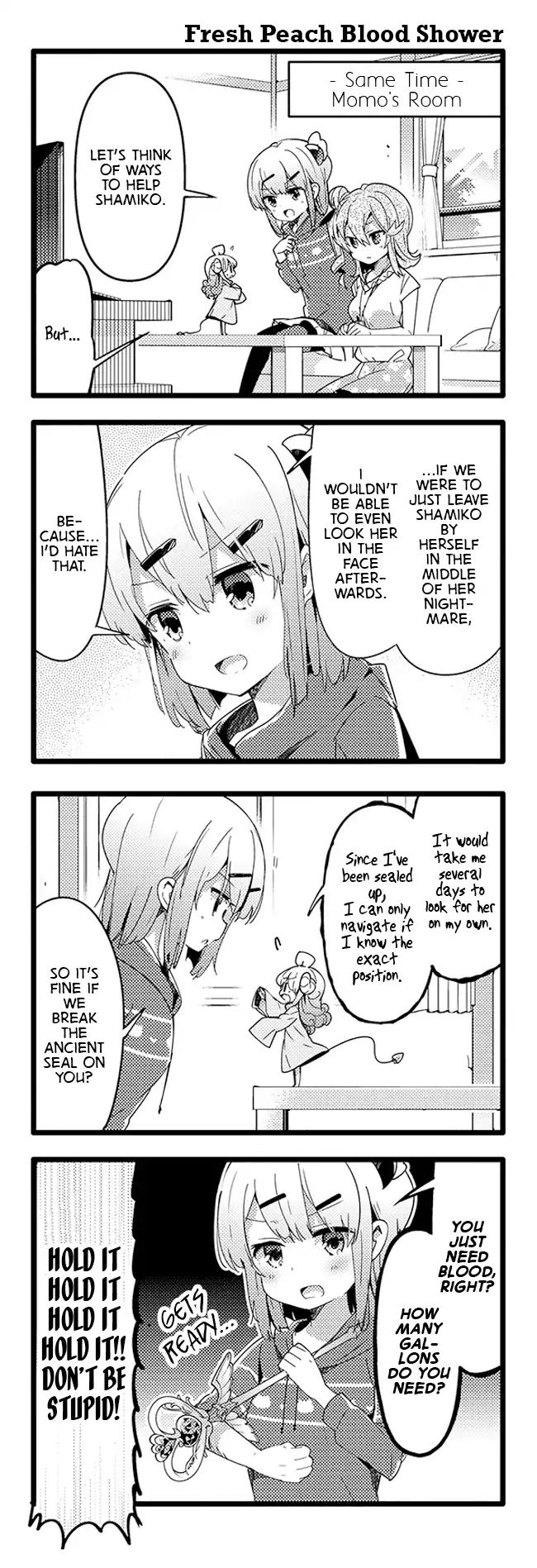 Machikado Mazoku chapter 38 page 2