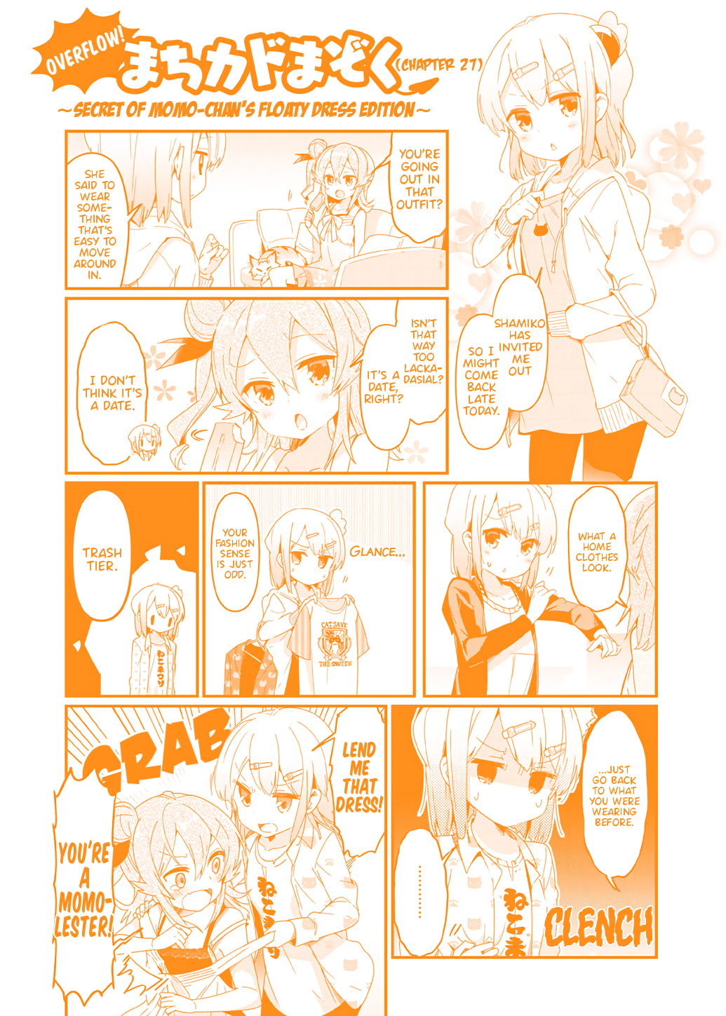 Machikado Mazoku chapter 39.5 page 1