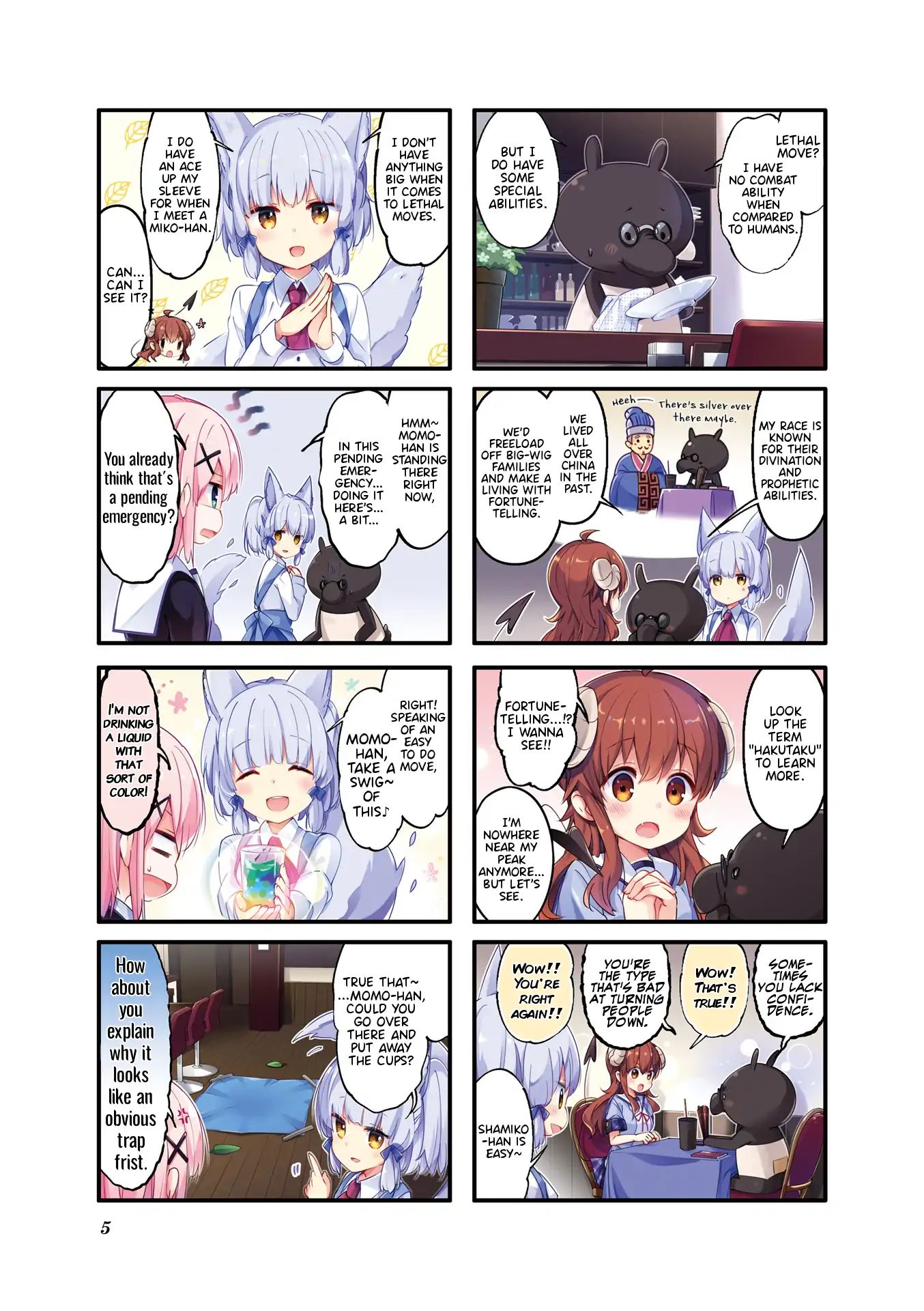 Machikado Mazoku chapter 39.9 page 6