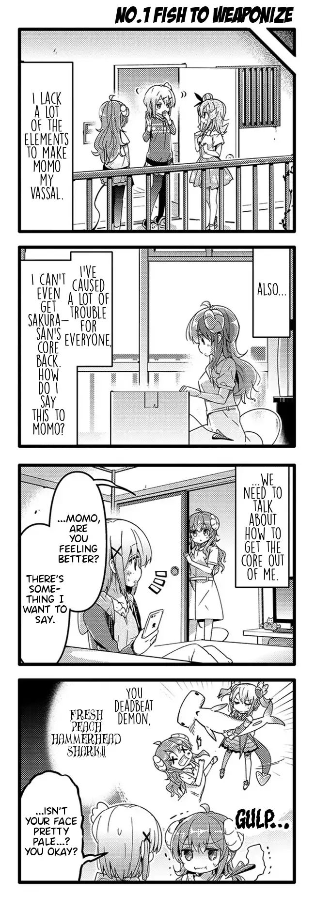 Machikado Mazoku chapter 39 page 10