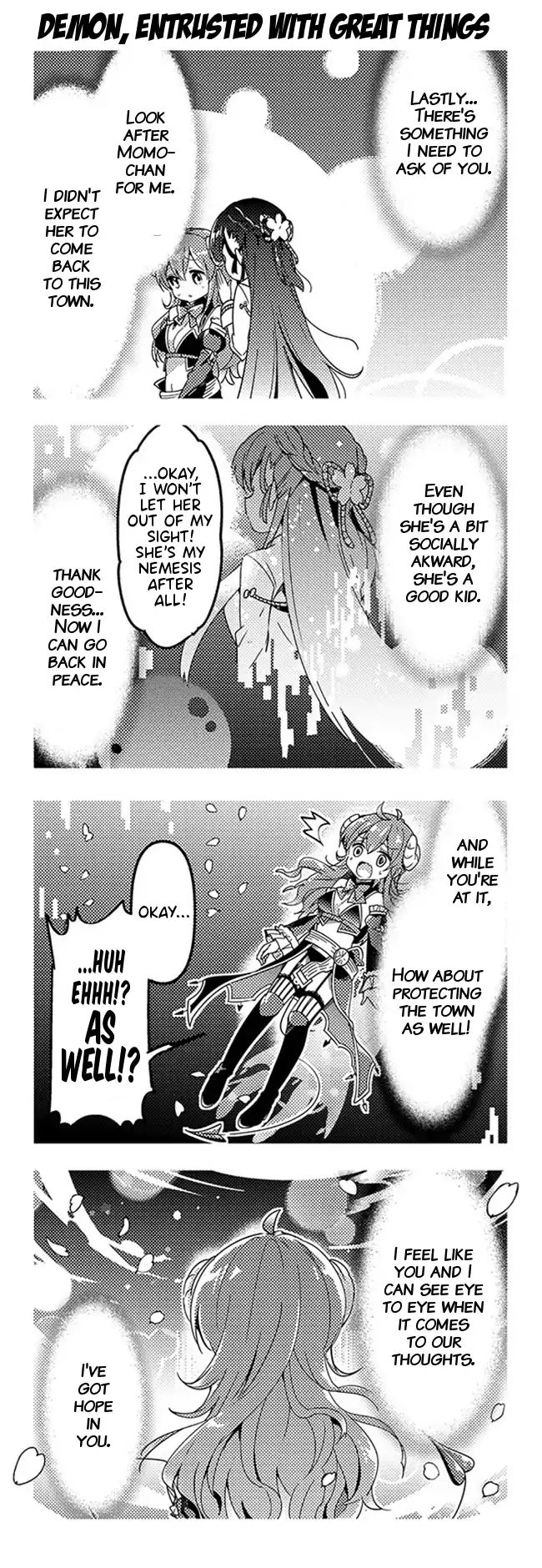 Machikado Mazoku chapter 39 page 15