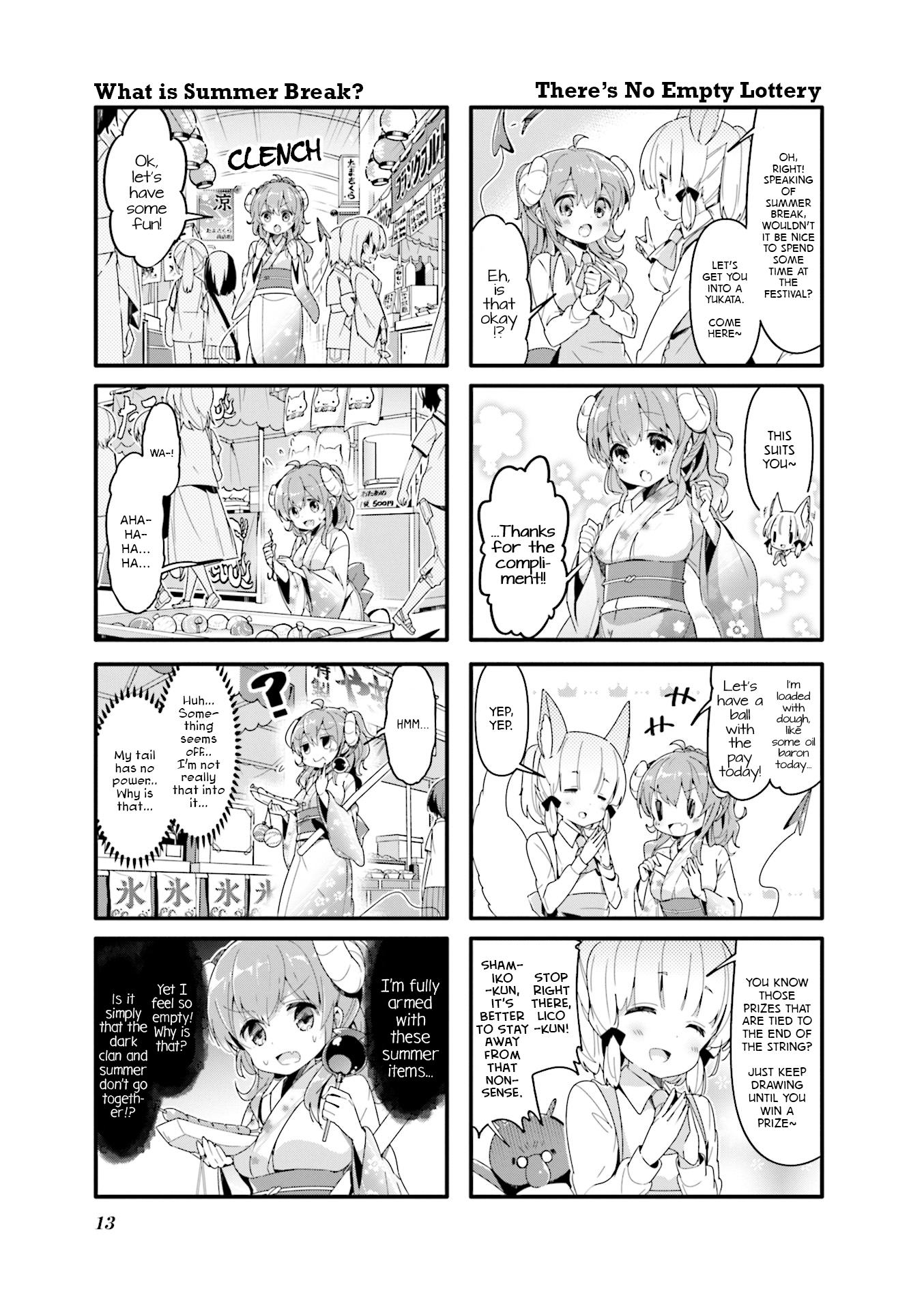 Machikado Mazoku chapter 40 page 5