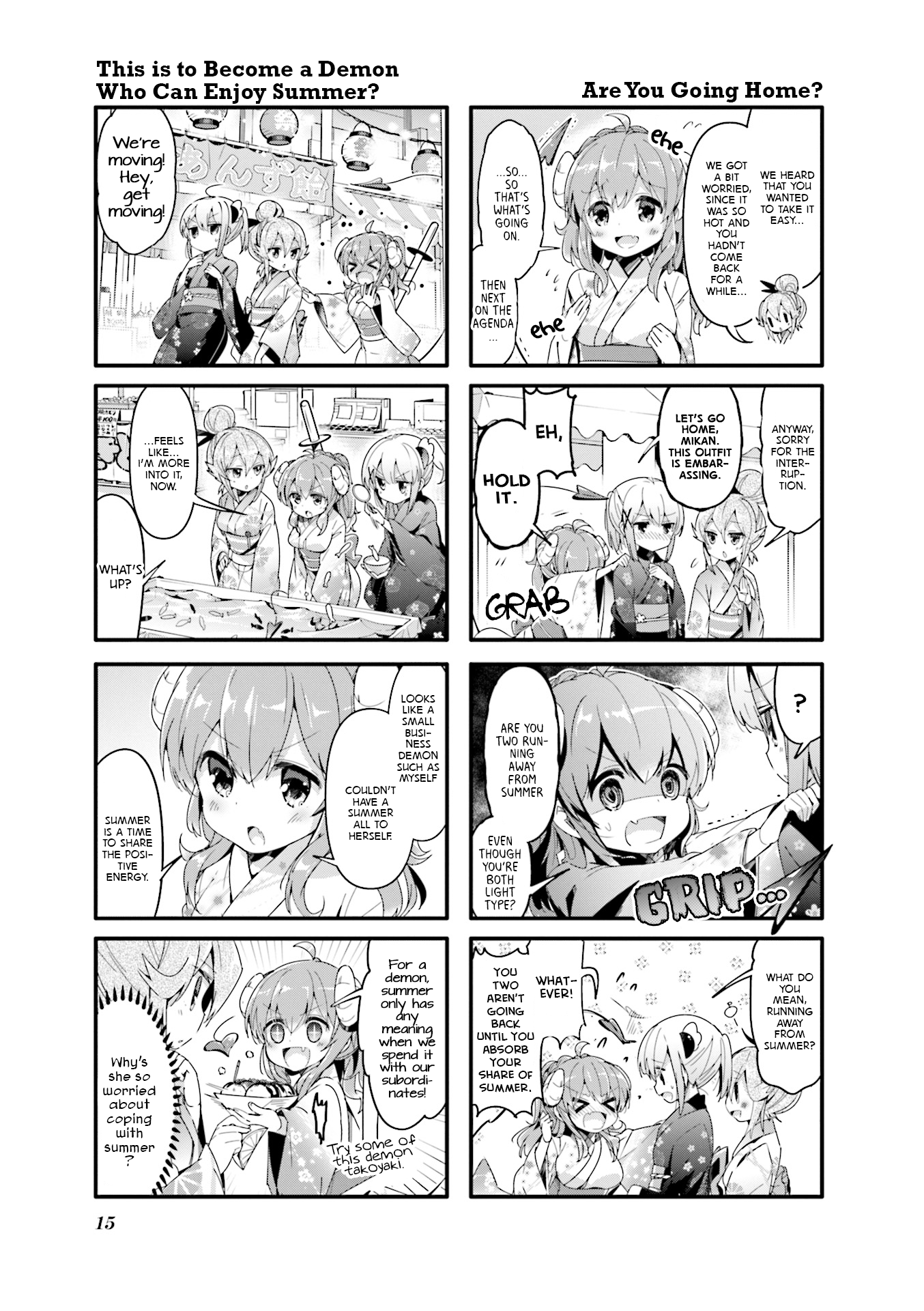 Machikado Mazoku chapter 40 page 7