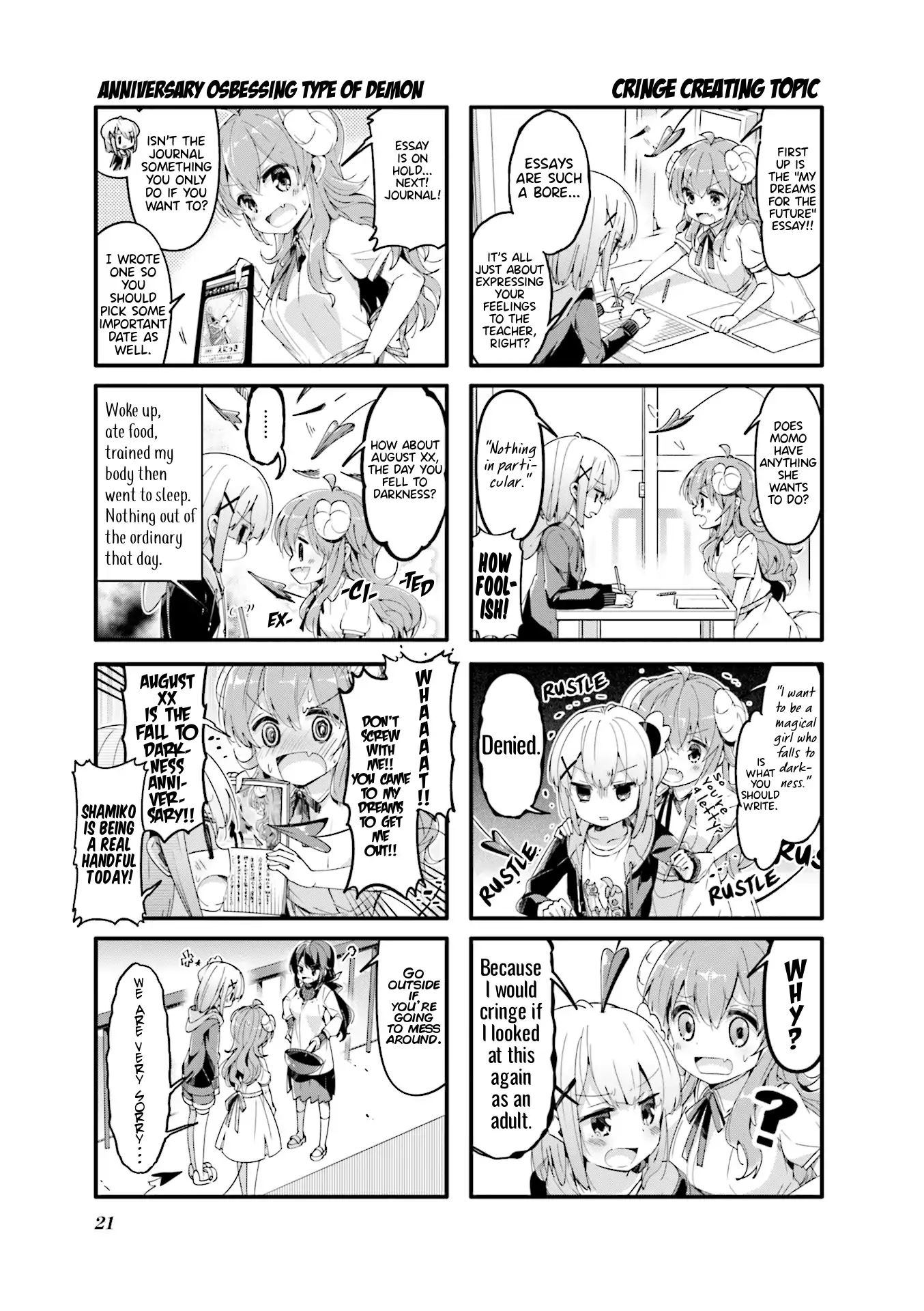 Machikado Mazoku chapter 41 page 5