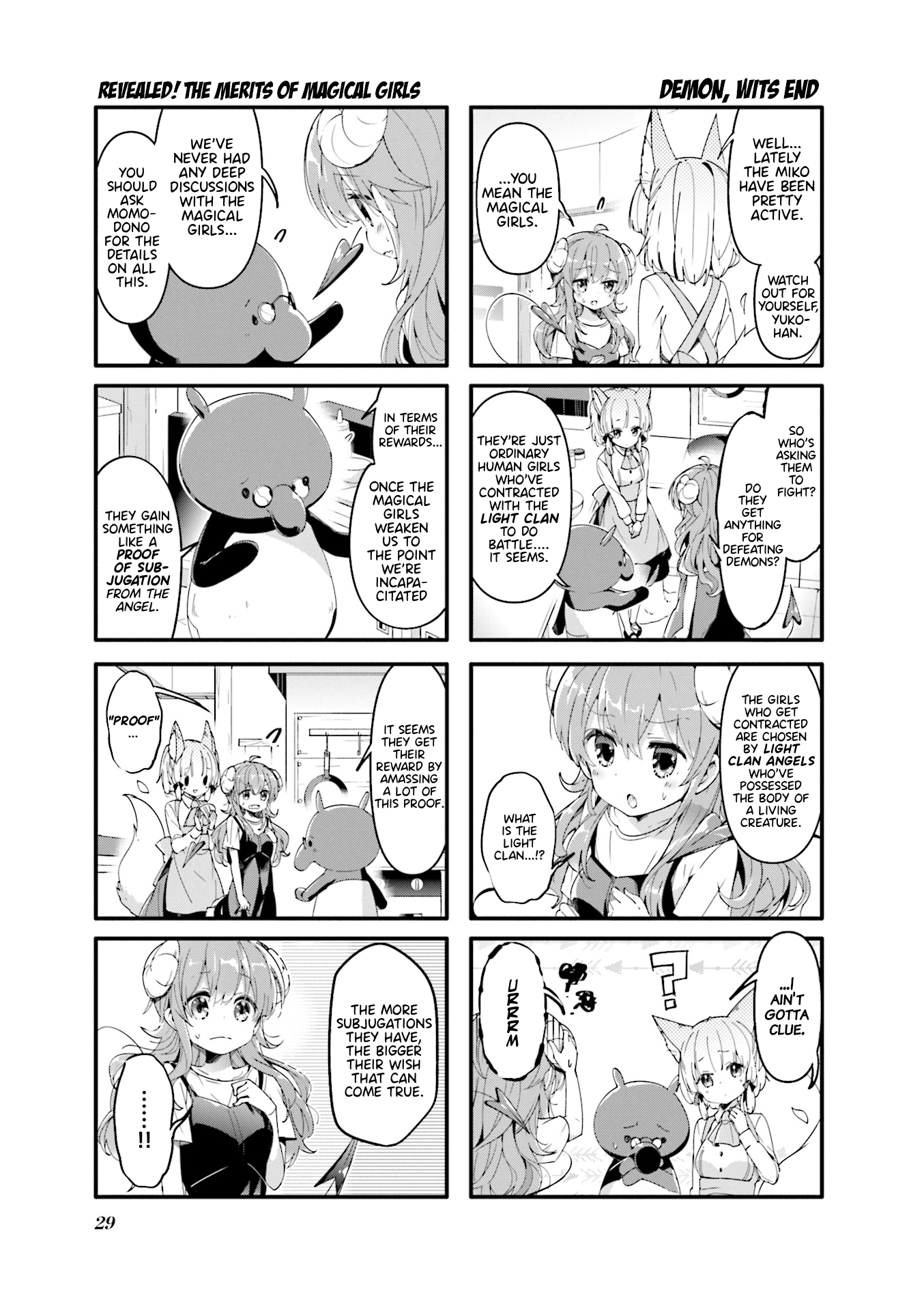 Machikado Mazoku chapter 42 page 5