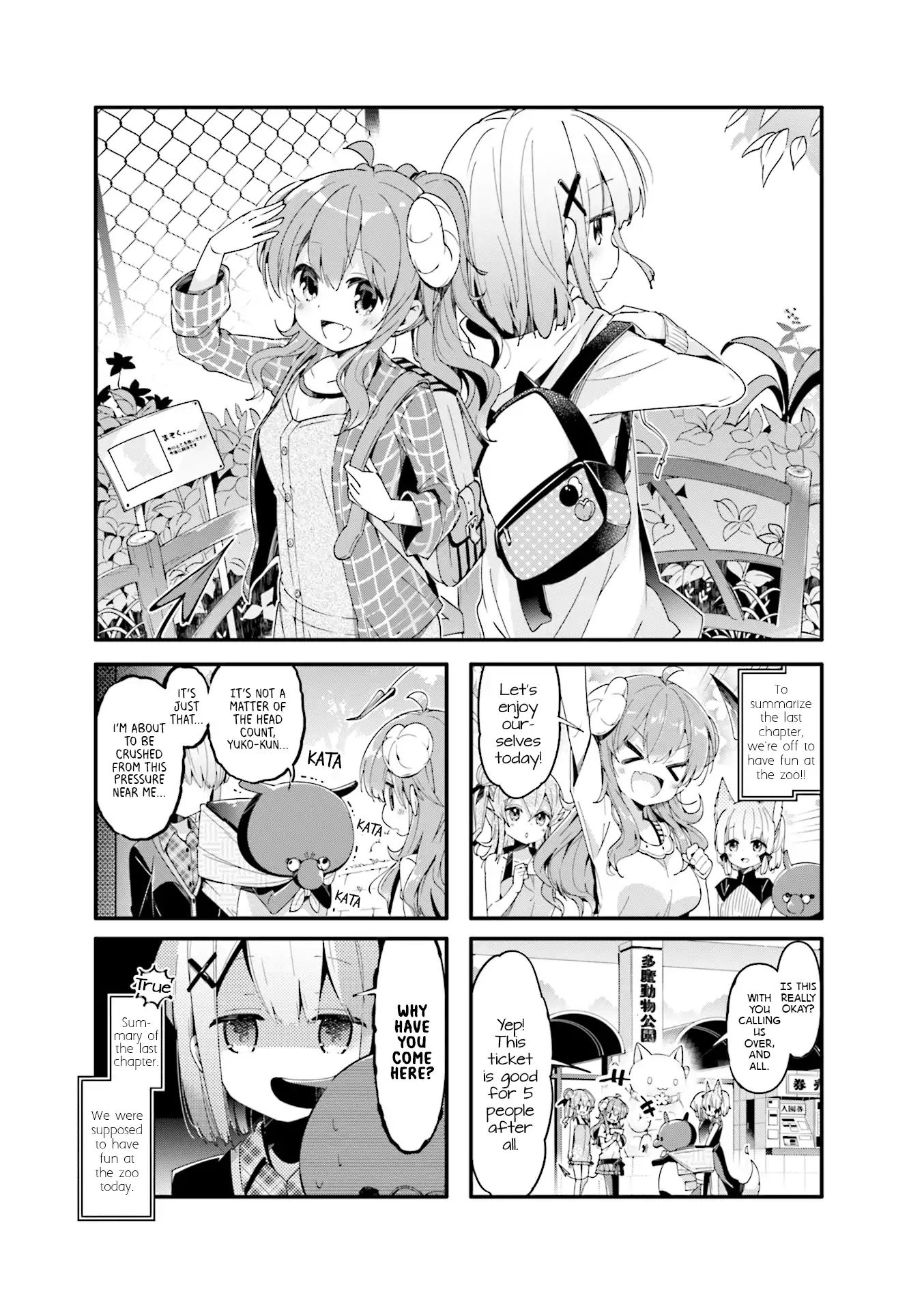 Machikado Mazoku chapter 43 page 1