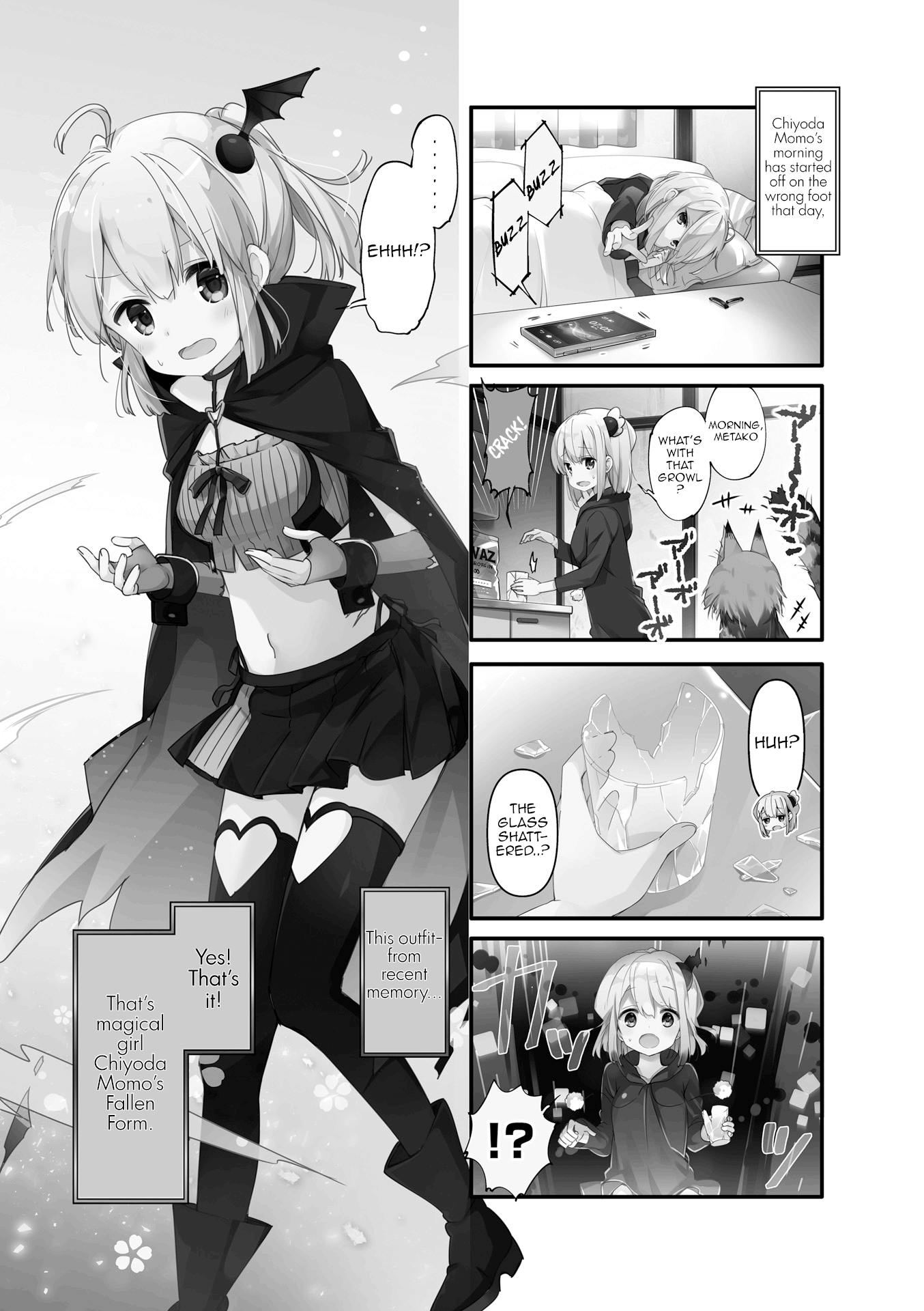 Machikado Mazoku chapter 44 page 1