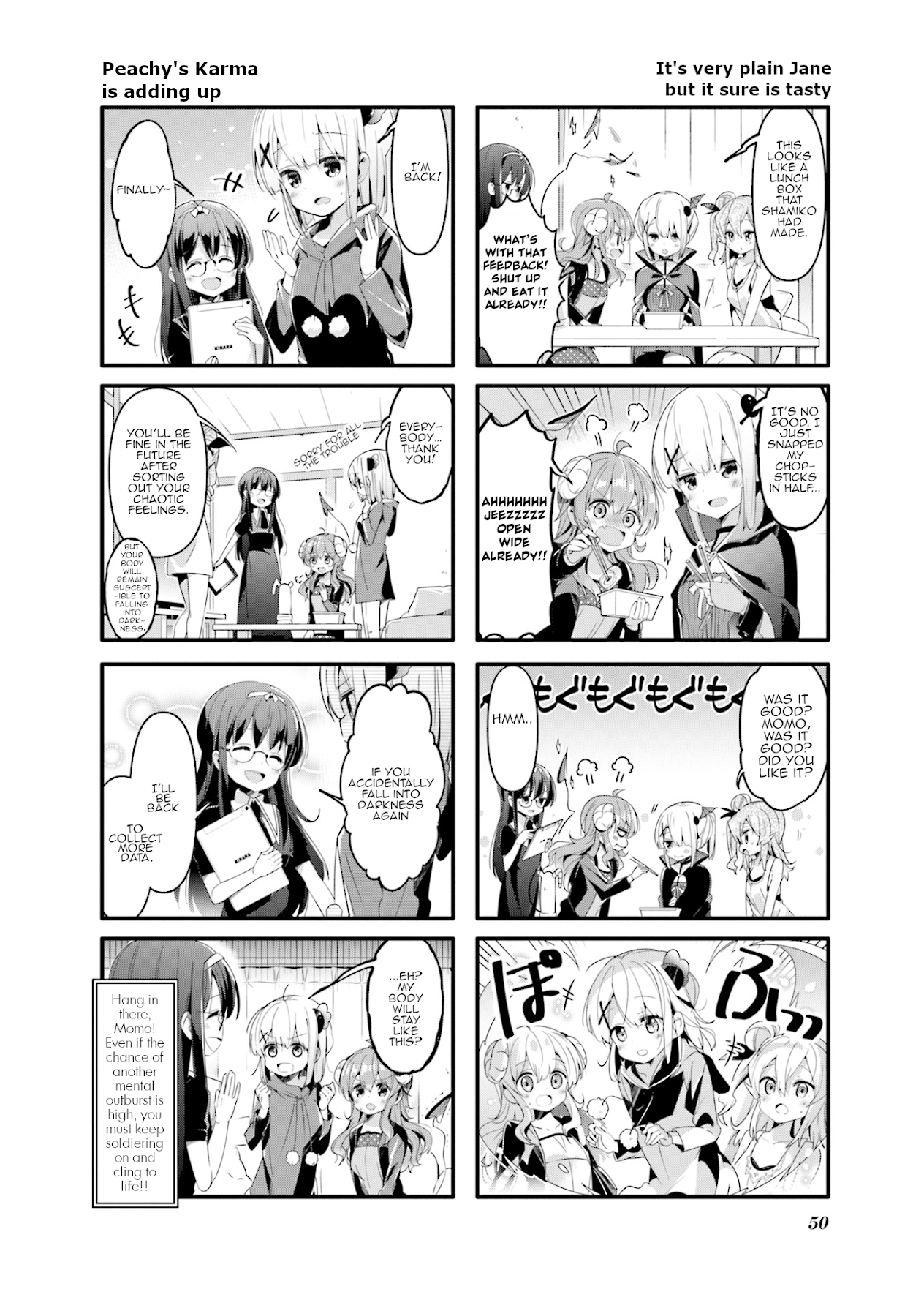 Machikado Mazoku chapter 44 page 8