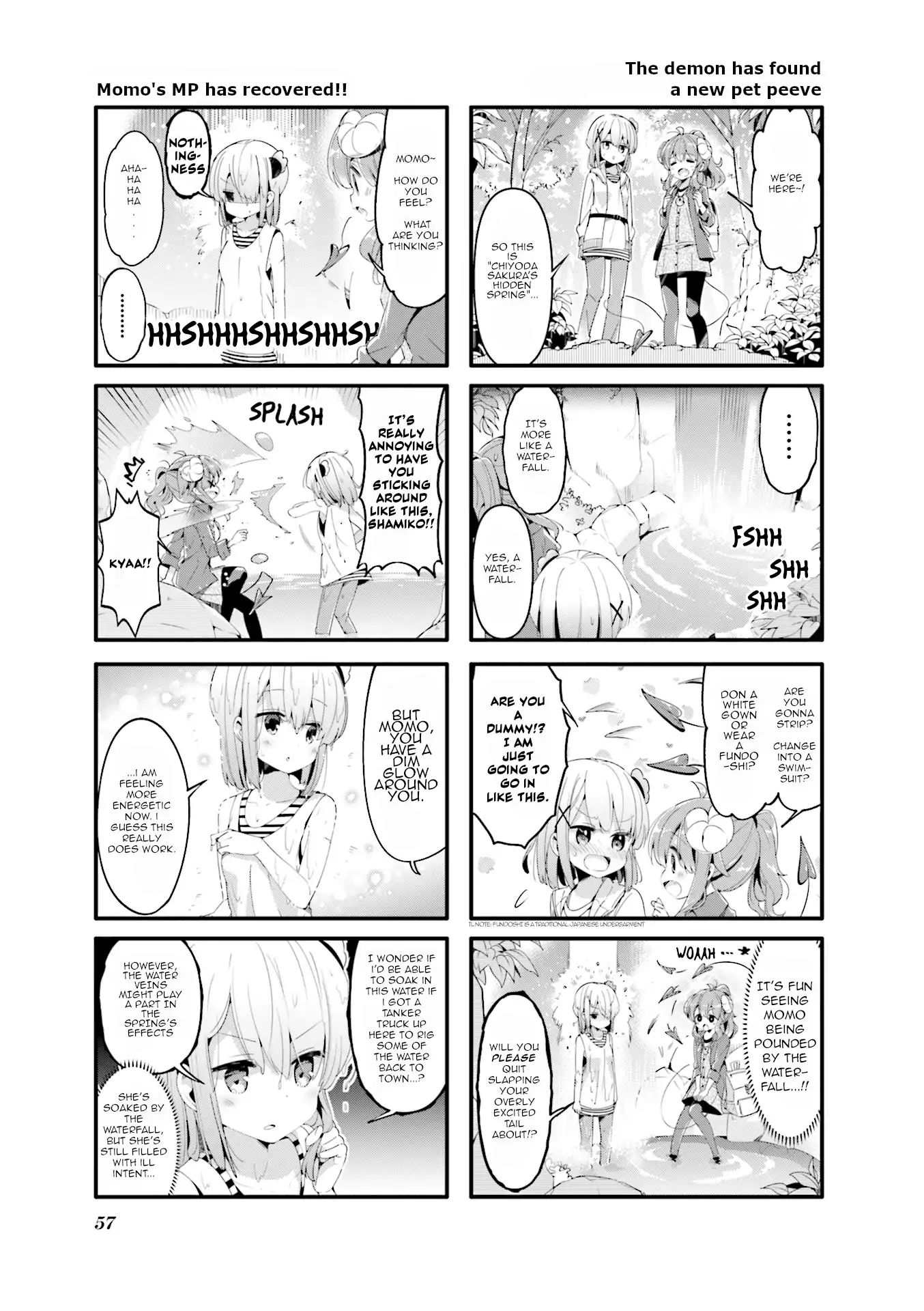 Machikado Mazoku chapter 45 page 7