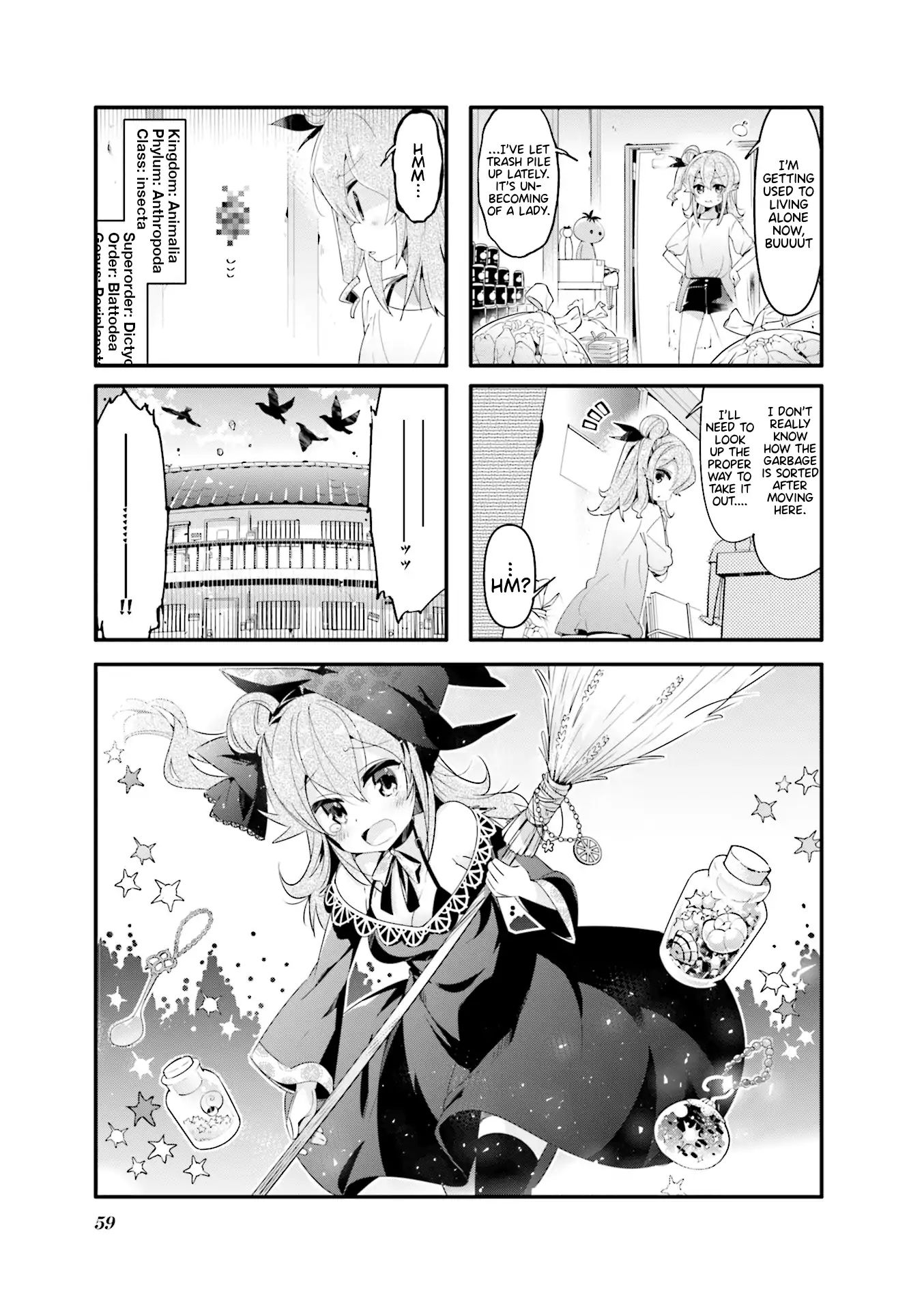 Machikado Mazoku chapter 46 page 1