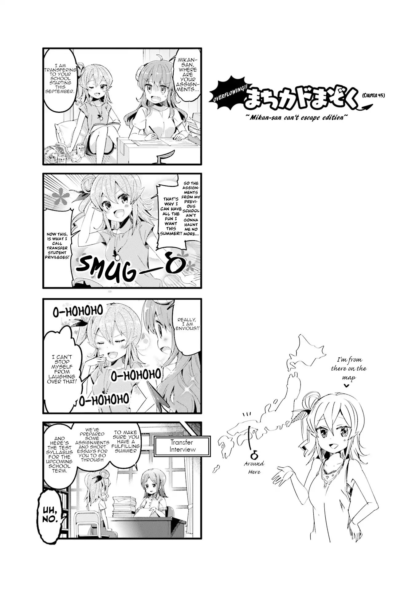 Machikado Mazoku chapter 47.5 page 1