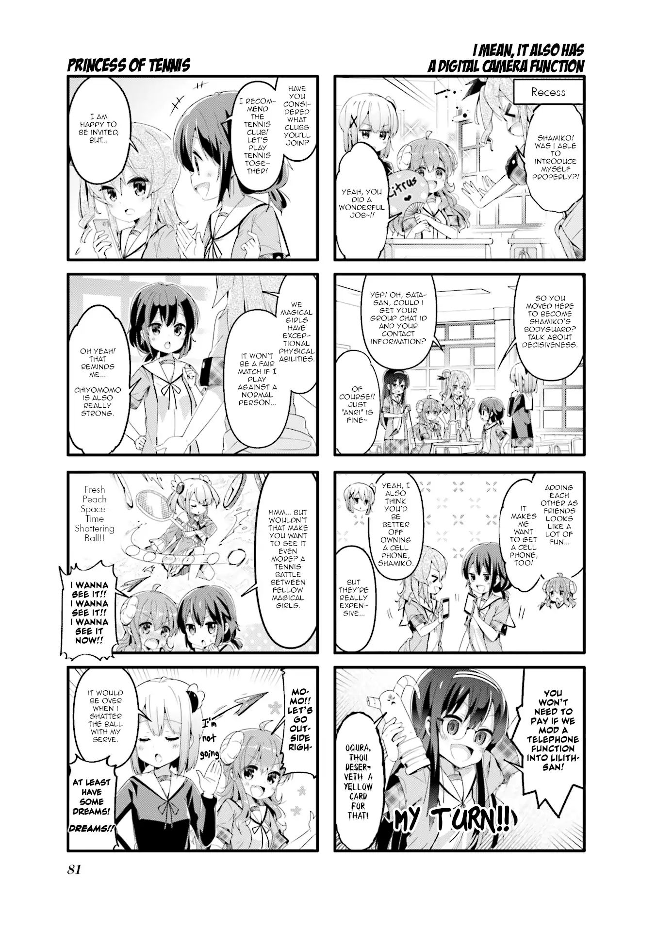 Machikado Mazoku chapter 48 page 3