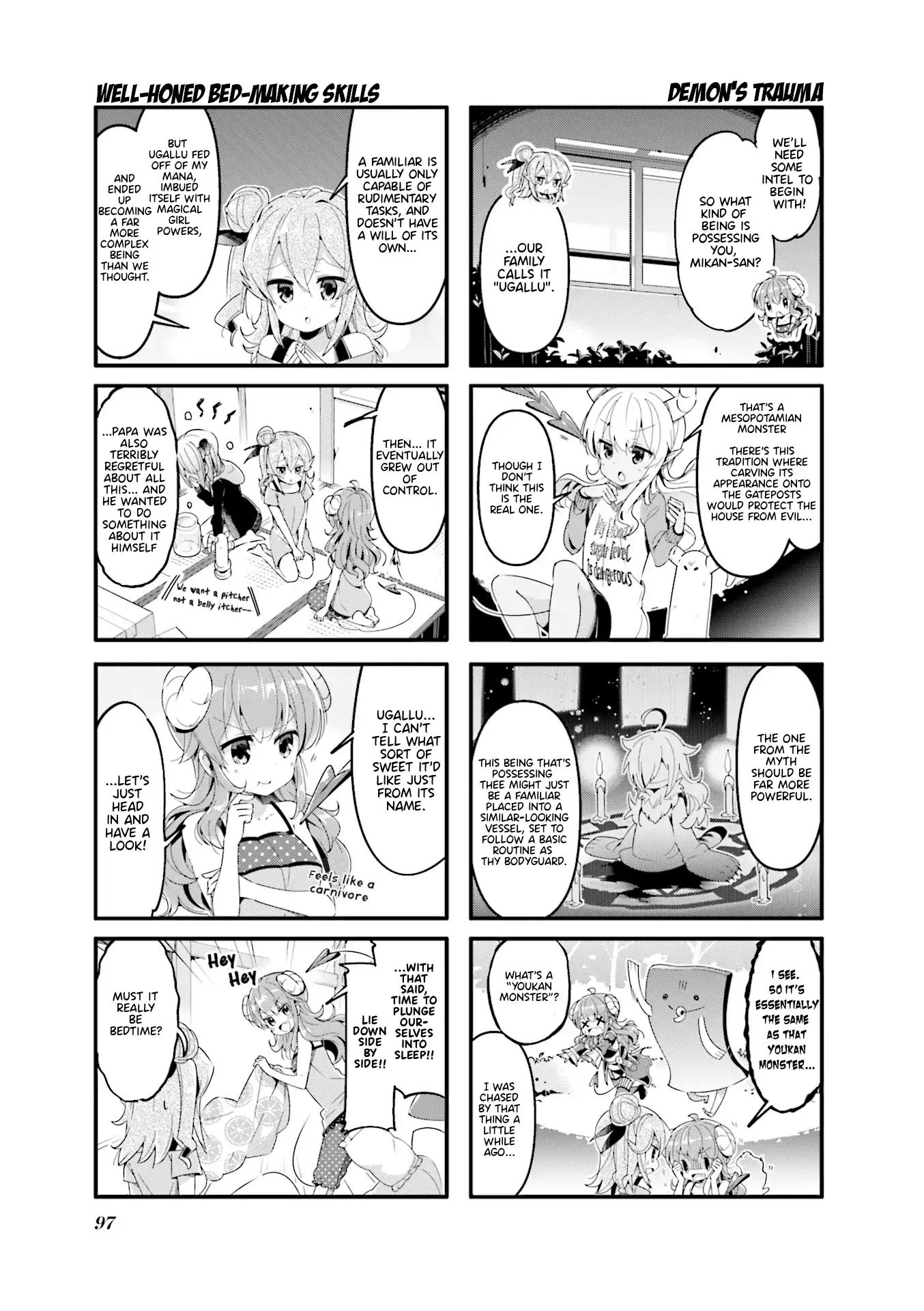 Machikado Mazoku chapter 50 page 3