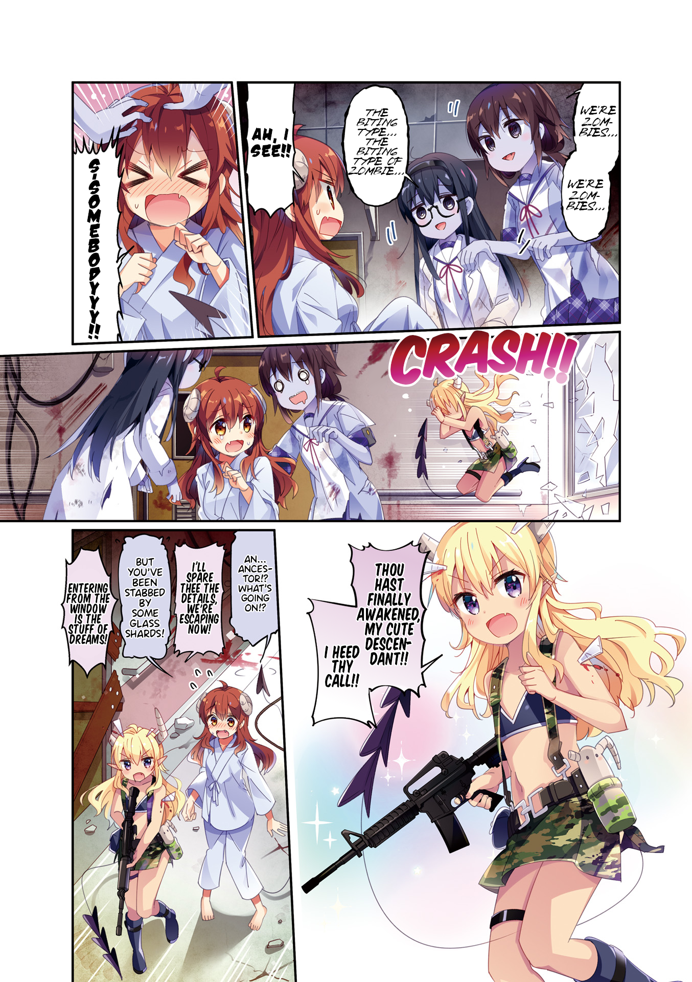 Machikado Mazoku chapter 52.9 page 4