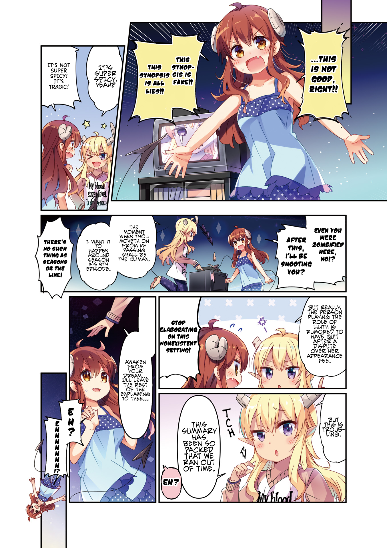 Machikado Mazoku chapter 52.9 page 8