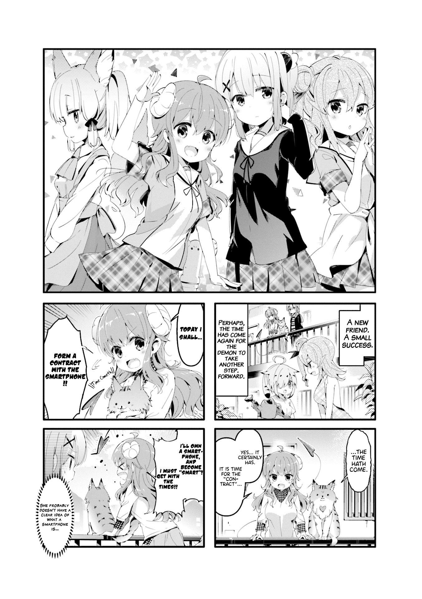 Machikado Mazoku chapter 53 page 1