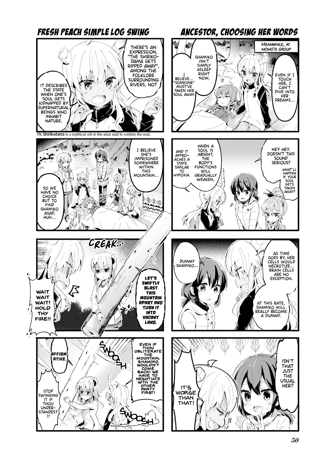 Machikado Mazoku chapter 58 page 2