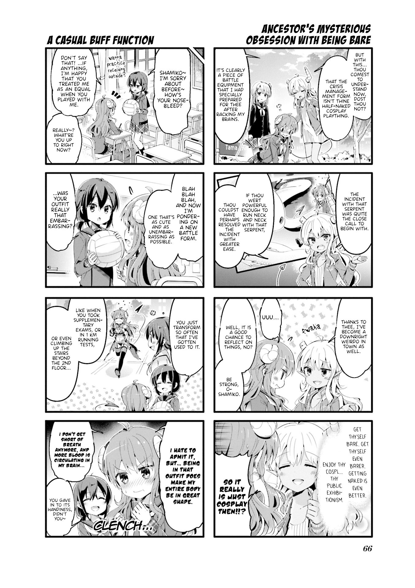 Machikado Mazoku chapter 59 page 4