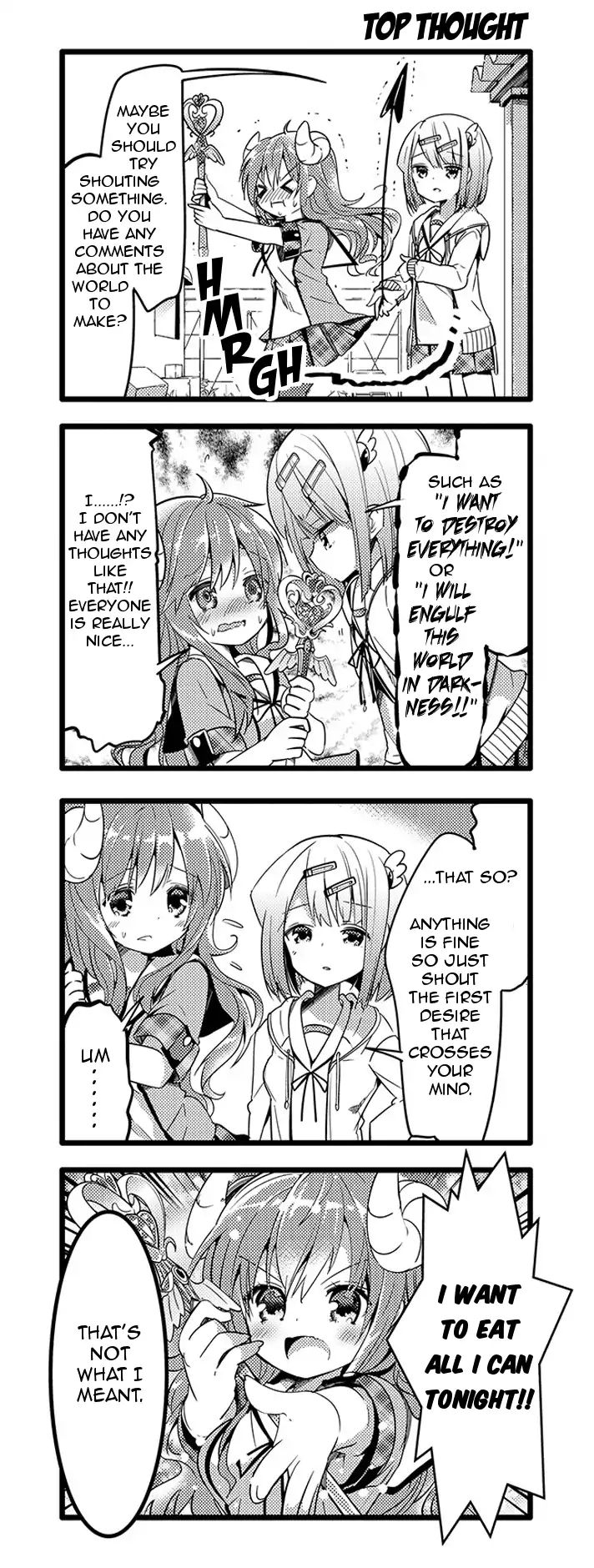 Machikado Mazoku chapter 6 page 8