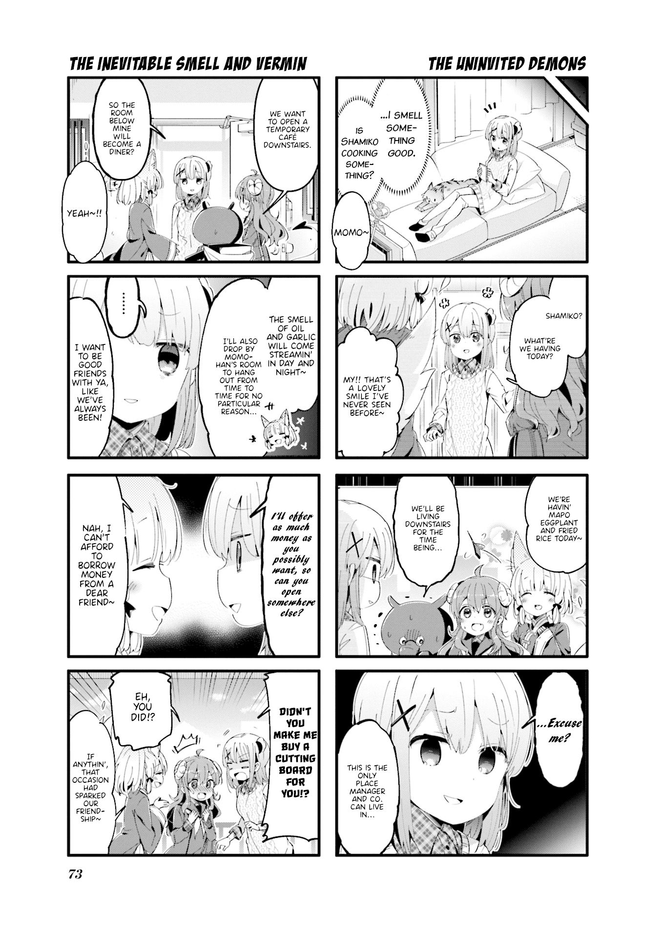 Machikado Mazoku chapter 60 page 3