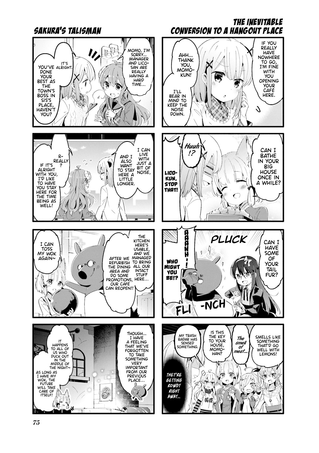 Machikado Mazoku chapter 60 page 5