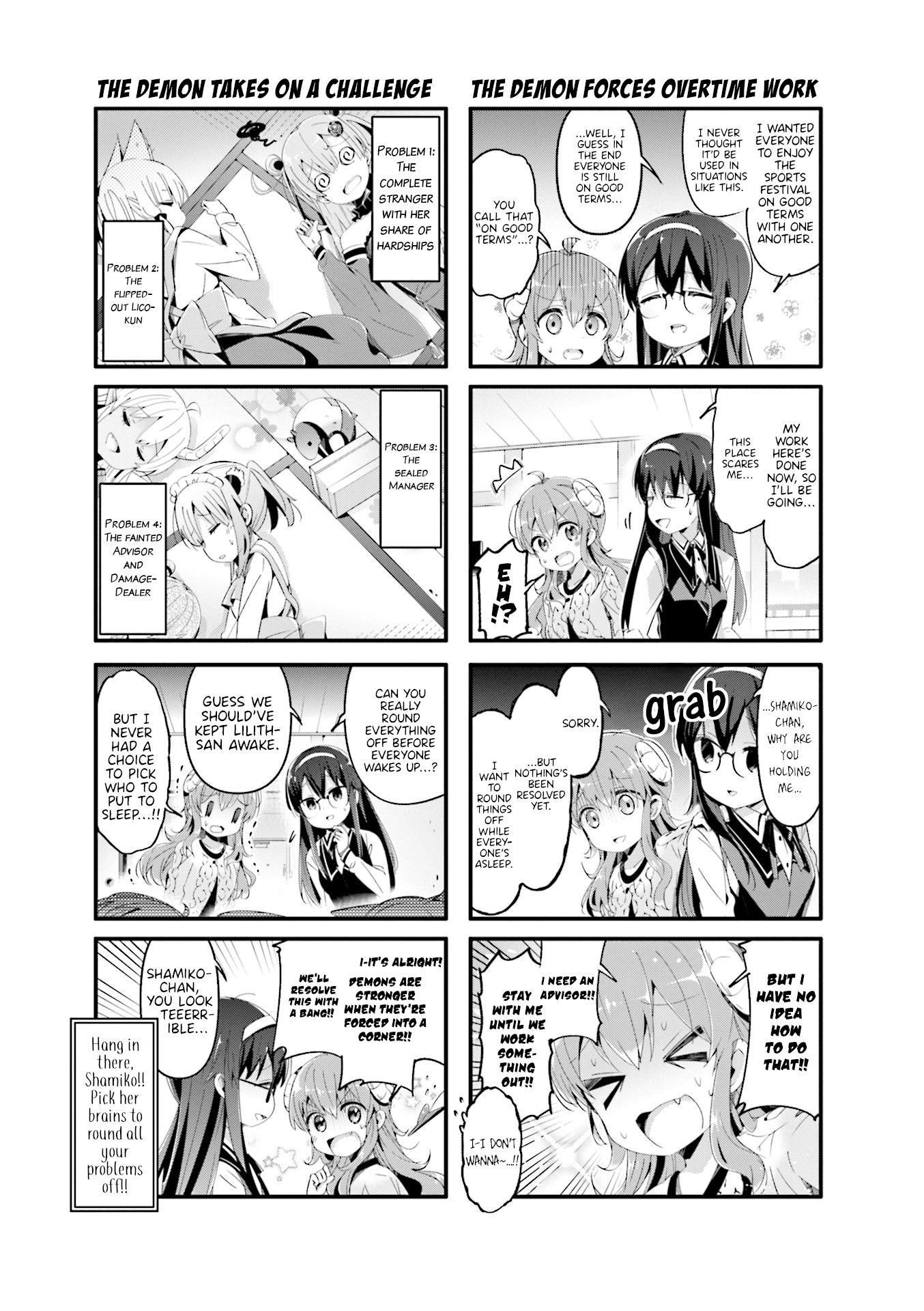 Machikado Mazoku chapter 61 page 9