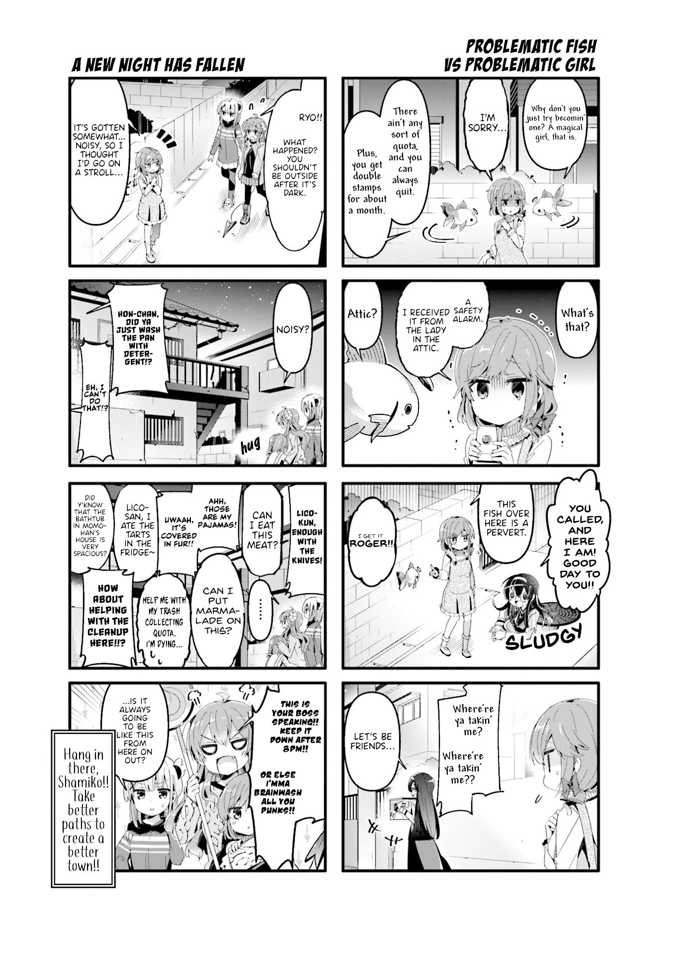 Machikado Mazoku chapter 64 page 9
