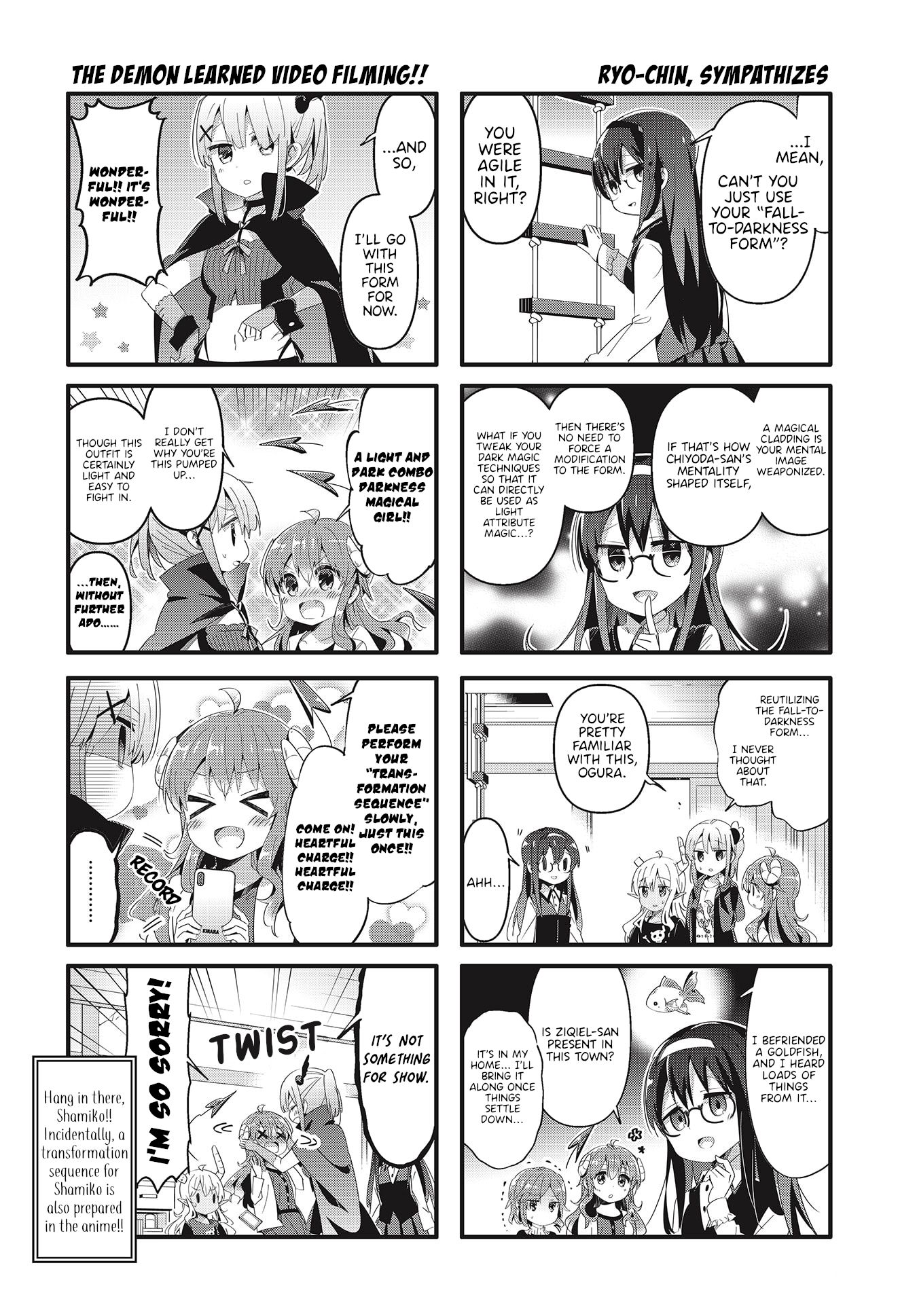 Machikado Mazoku chapter 66 page 8