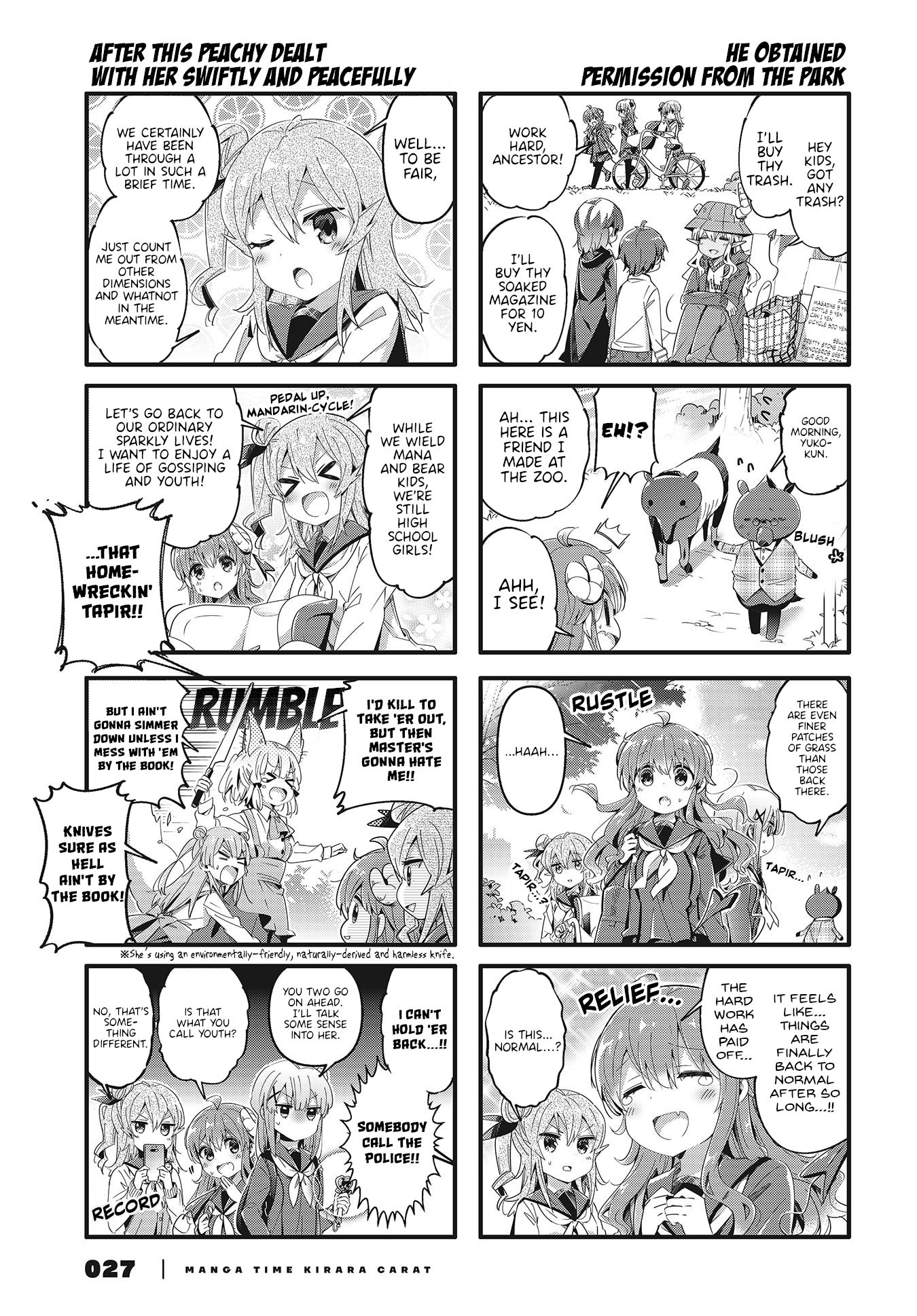 Machikado Mazoku chapter 72 page 5