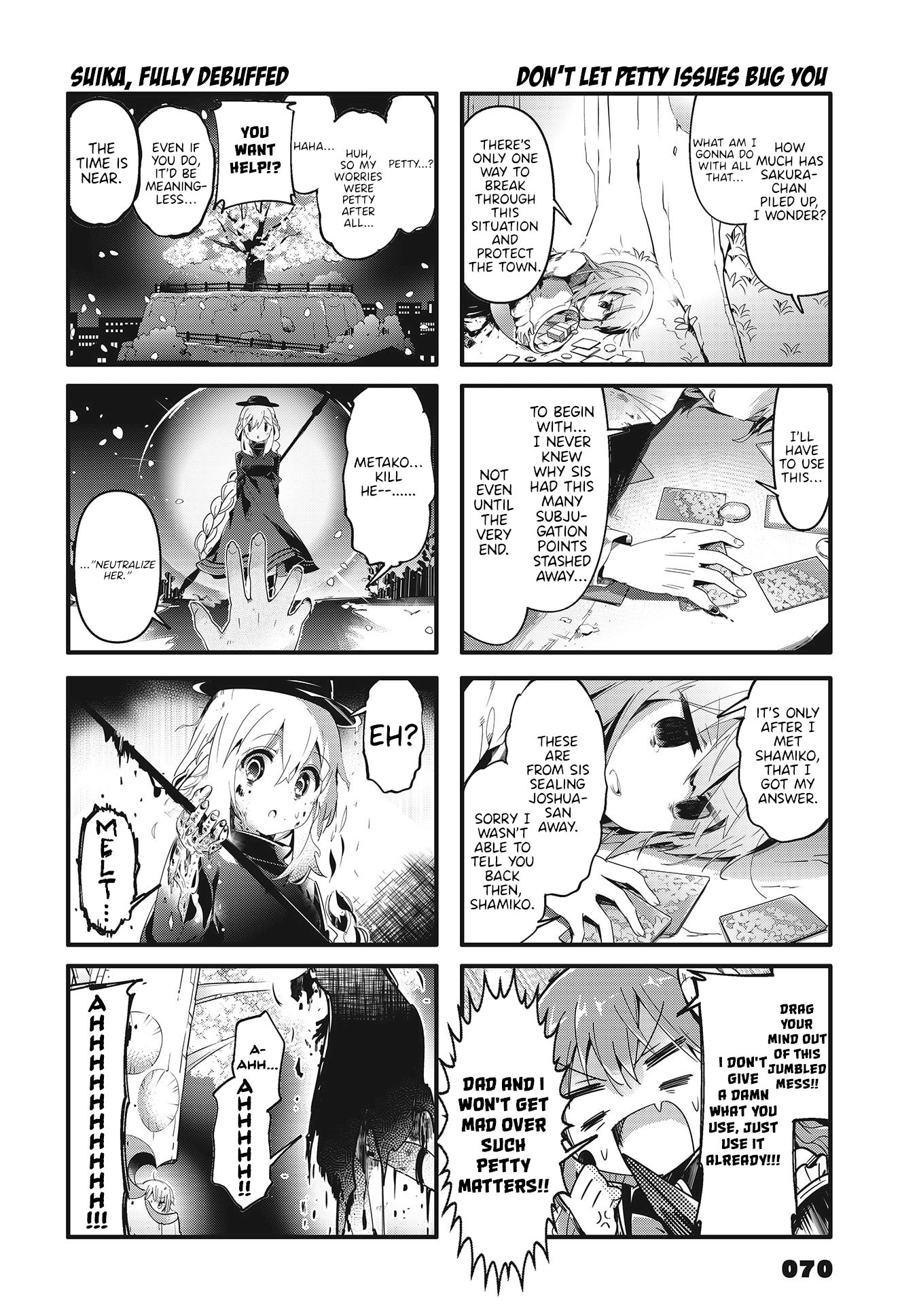 Machikado Mazoku chapter 76 page 10