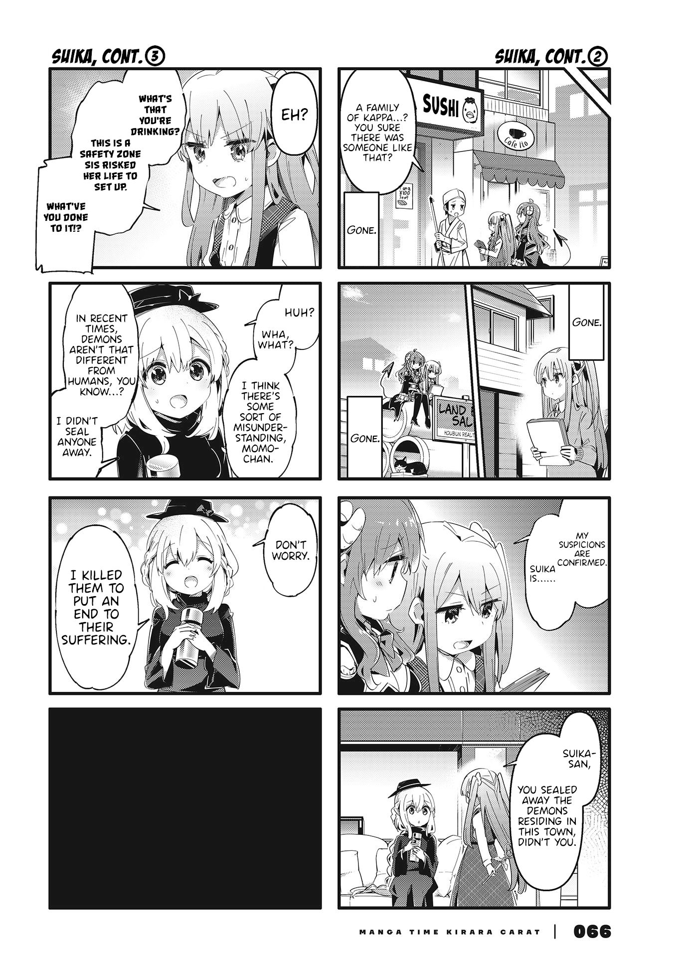 Machikado Mazoku chapter 76 page 6