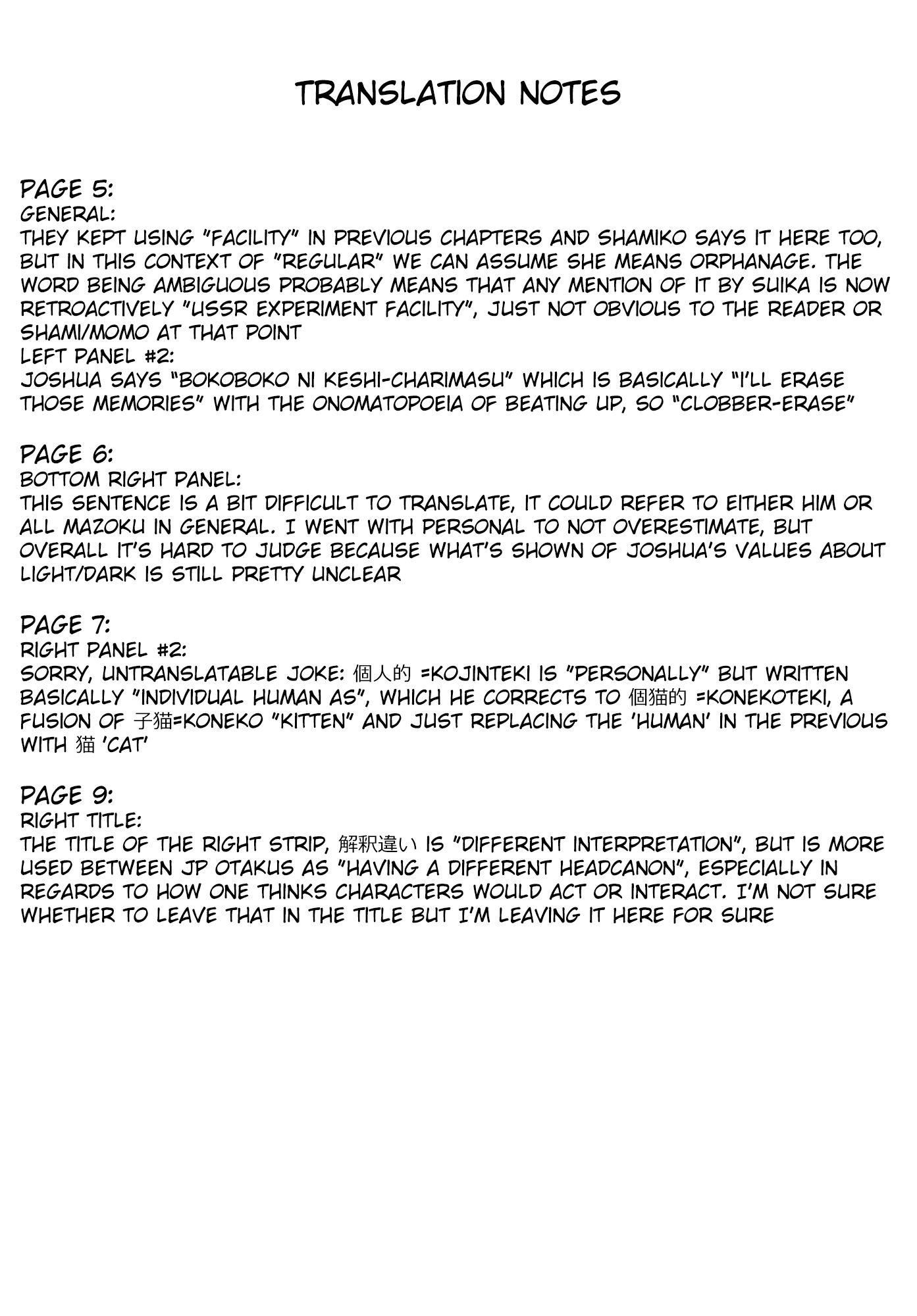 Machikado Mazoku chapter 77 page 10