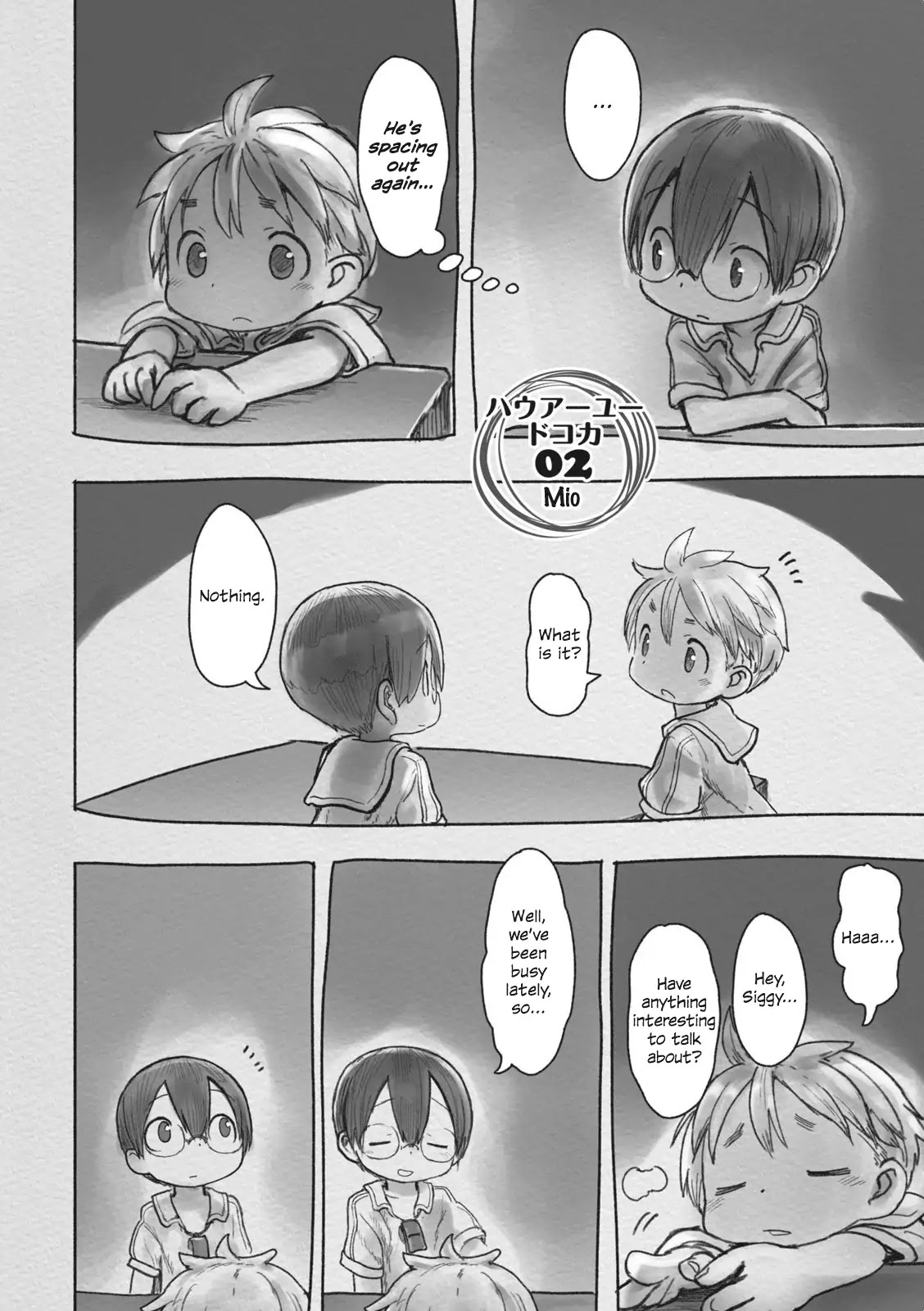 Made in Abyss chapter 42.1 page 1