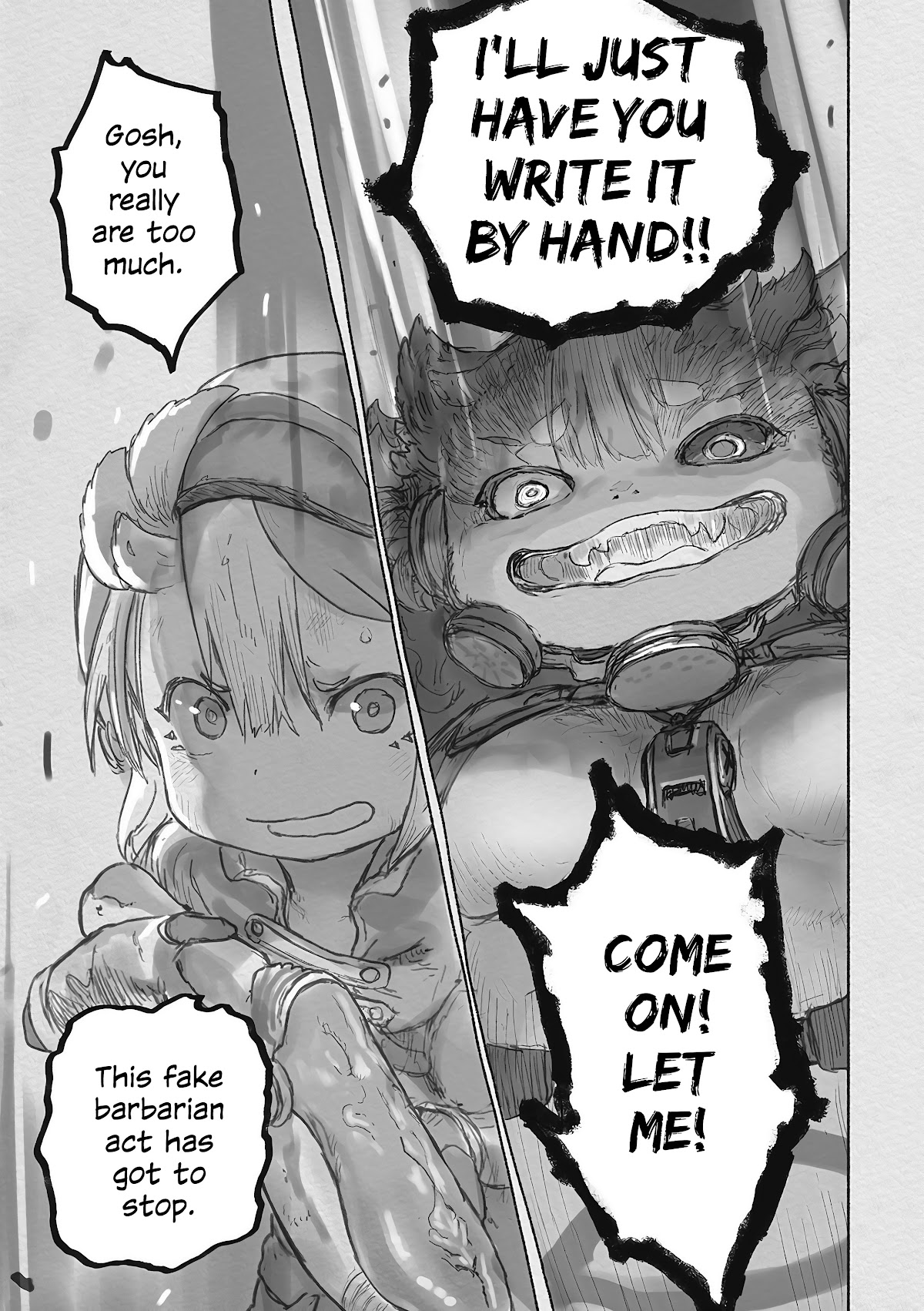 Made in Abyss chapter 63 page 56