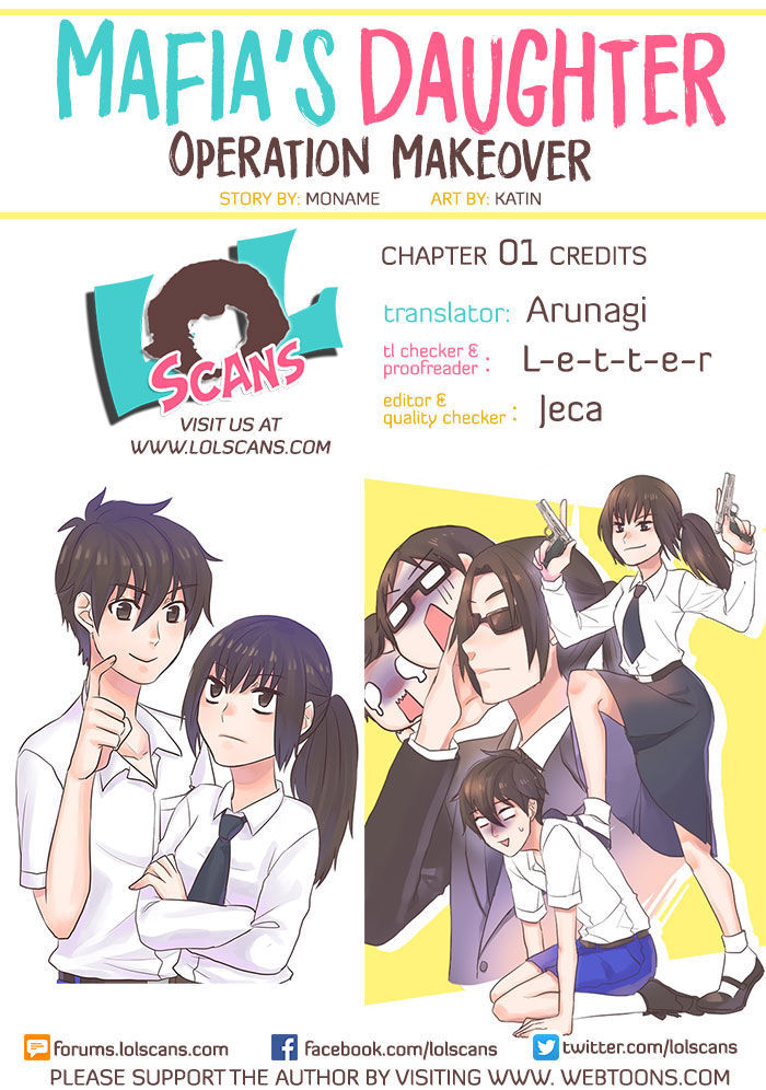 Mafia's Daughter: Operation Makeover chapter 1 page 1