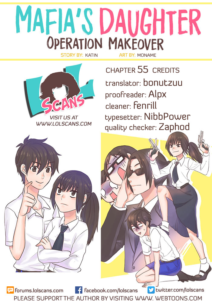 Mafia's Daughter: Operation Makeover chapter 55 page 1