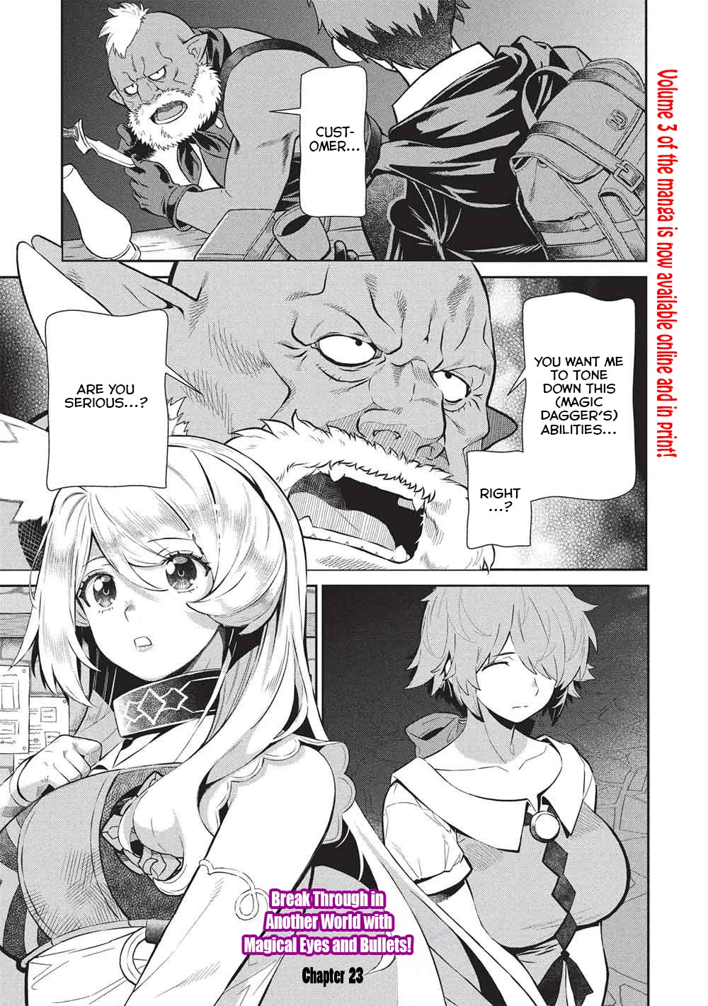 Magan to Dangan o Tsukatte Isekai o Buchinuku! chapter 23 page 2