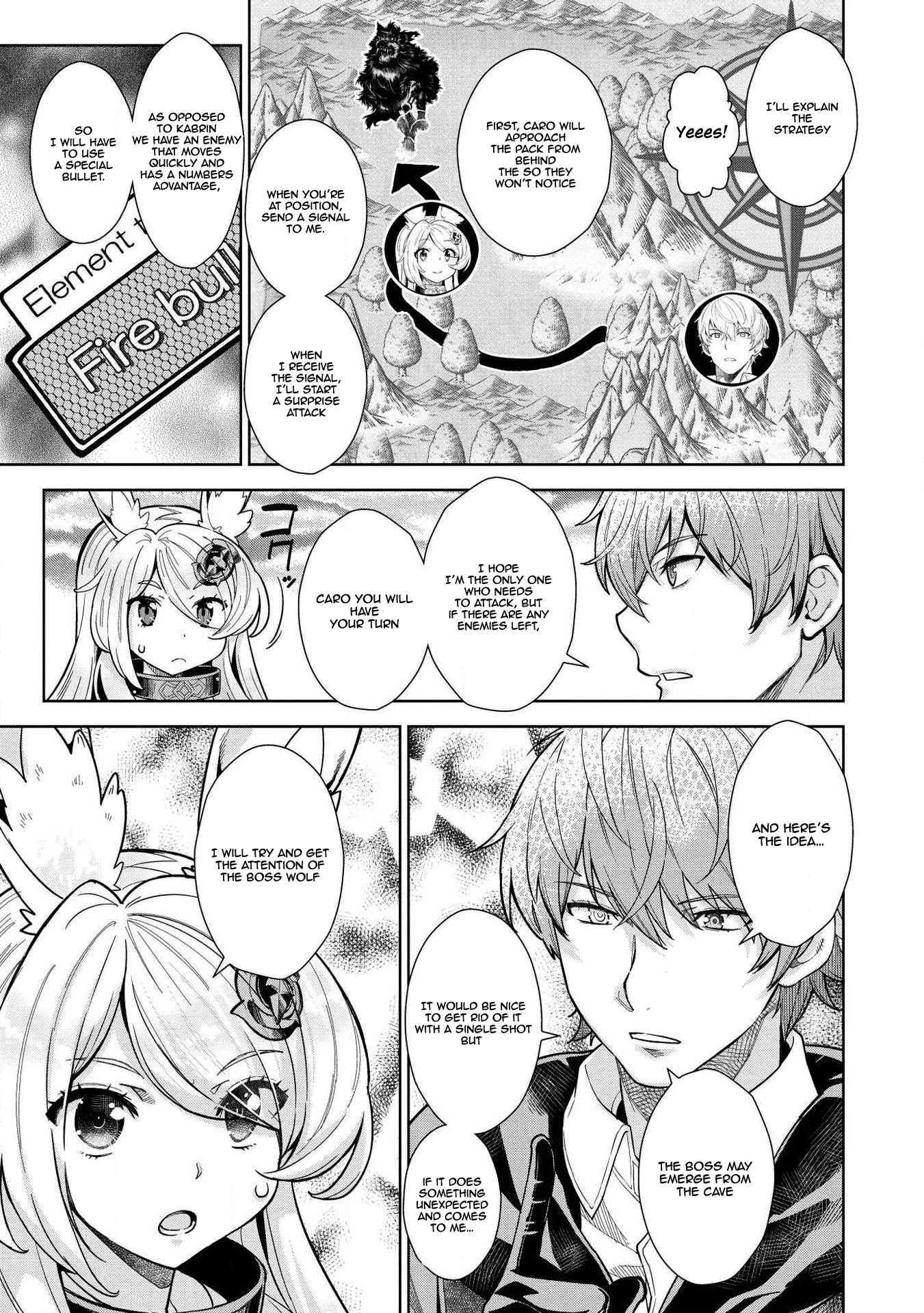 Magan to Dangan o Tsukatte Isekai o Buchinuku! chapter 9.1 page 10