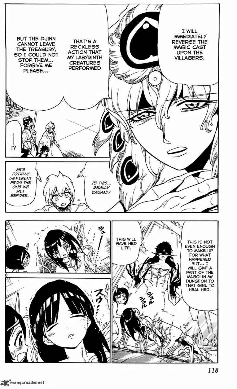 Magi - Labyrinth of Magic chapter 105 page 8