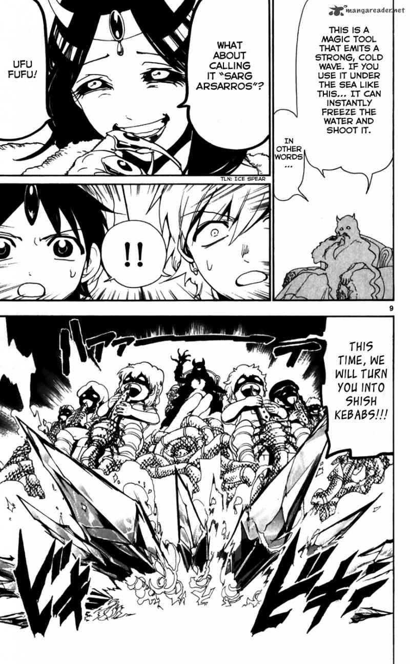 Magi - Labyrinth of Magic chapter 127 page 10