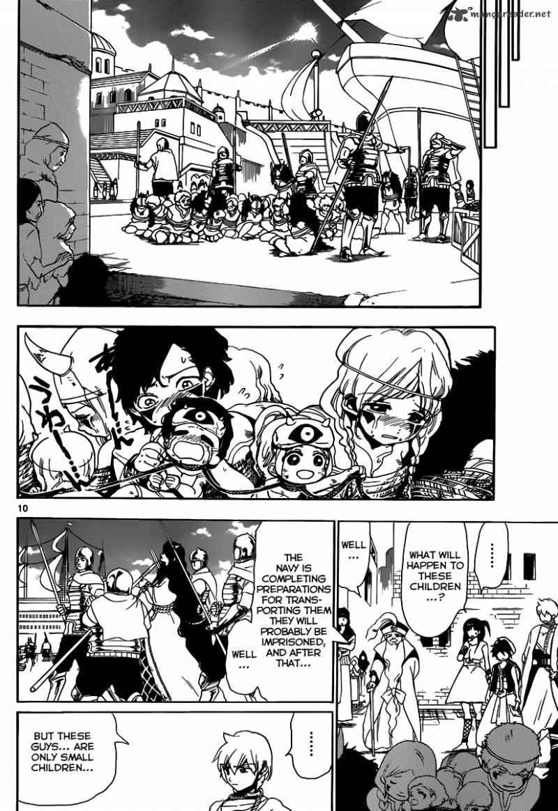 Magi - Labyrinth of Magic chapter 131 page 10